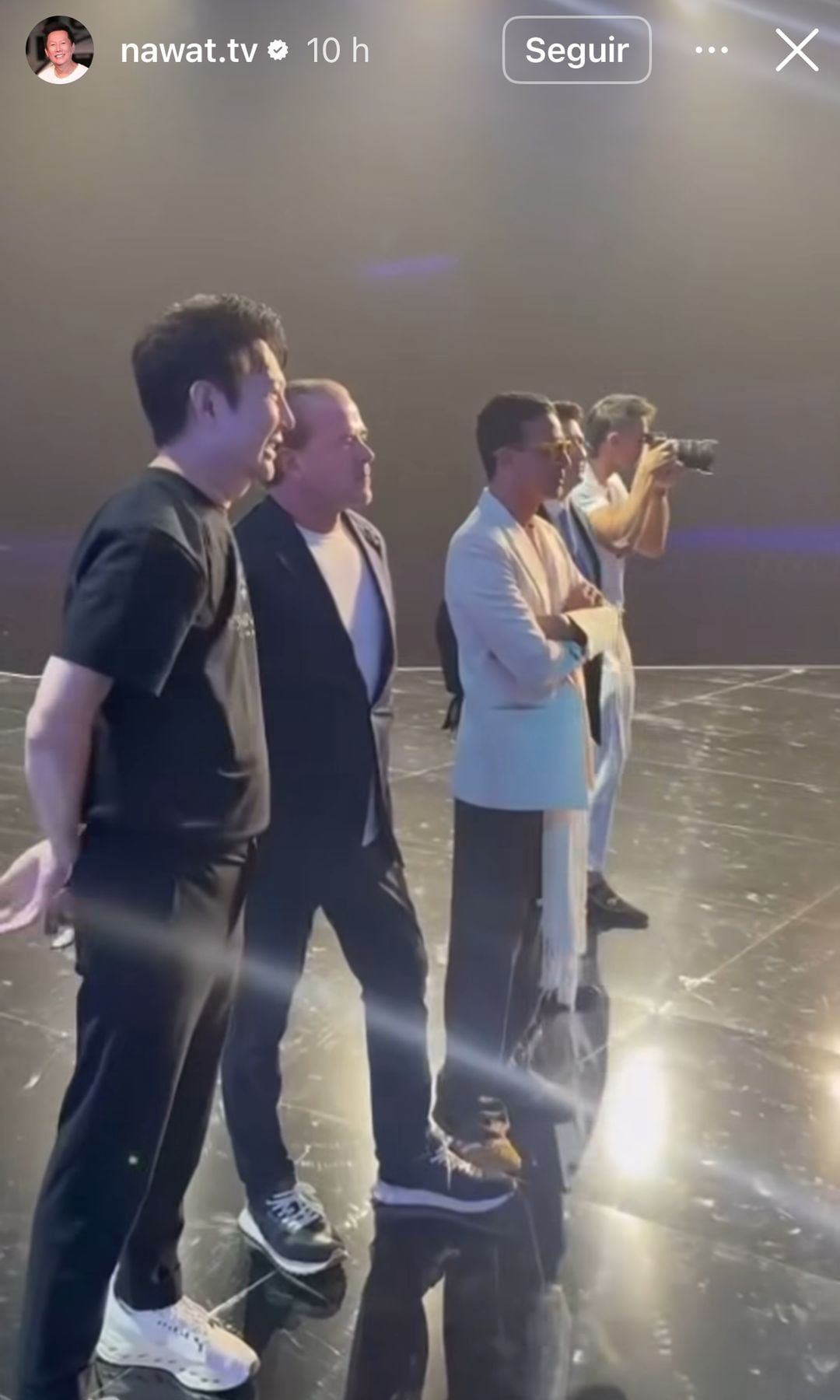 Nawat, Raúl Rocha y Omar Harfouch en las diversas actividades de Miss Universe.