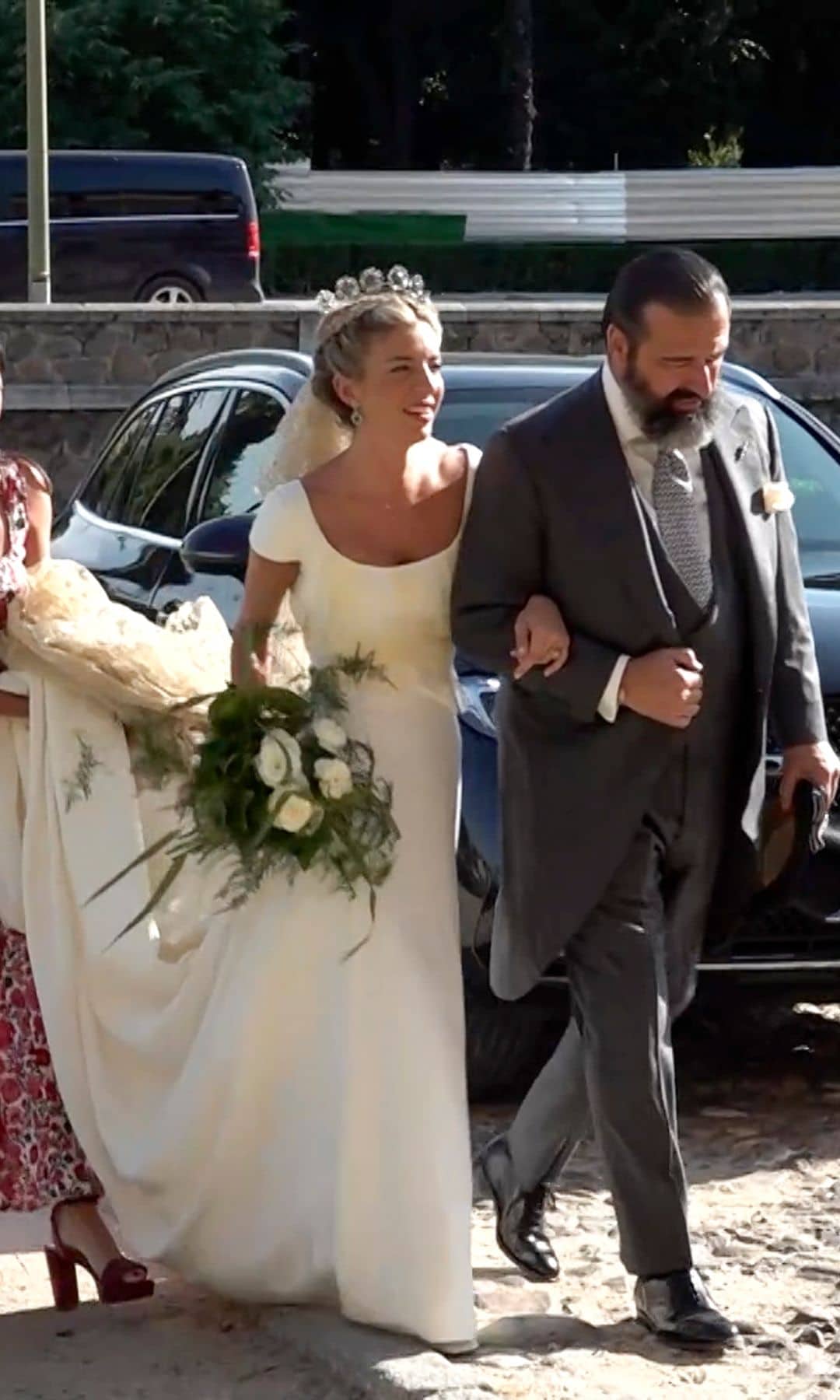 Imágenes de la boda de Casilda de Nicolas y Miguel Matossian este sábado