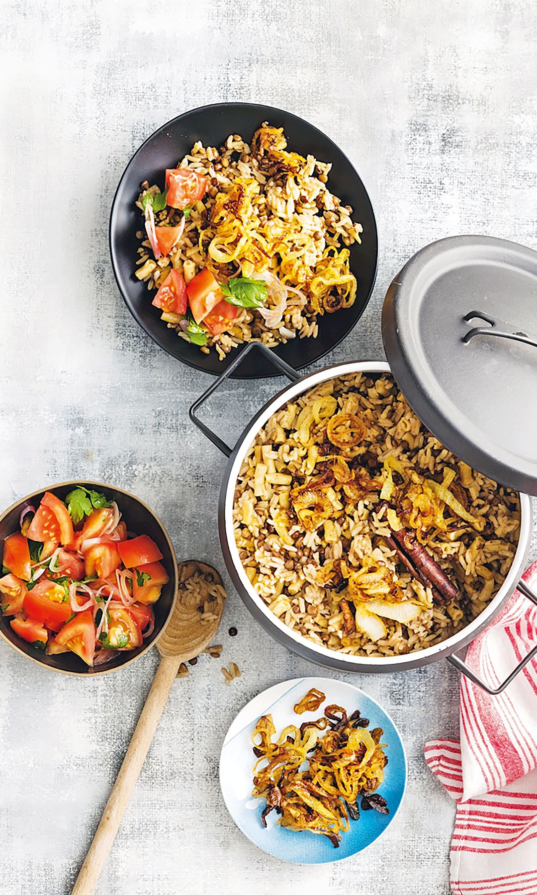 Koshari egipcio