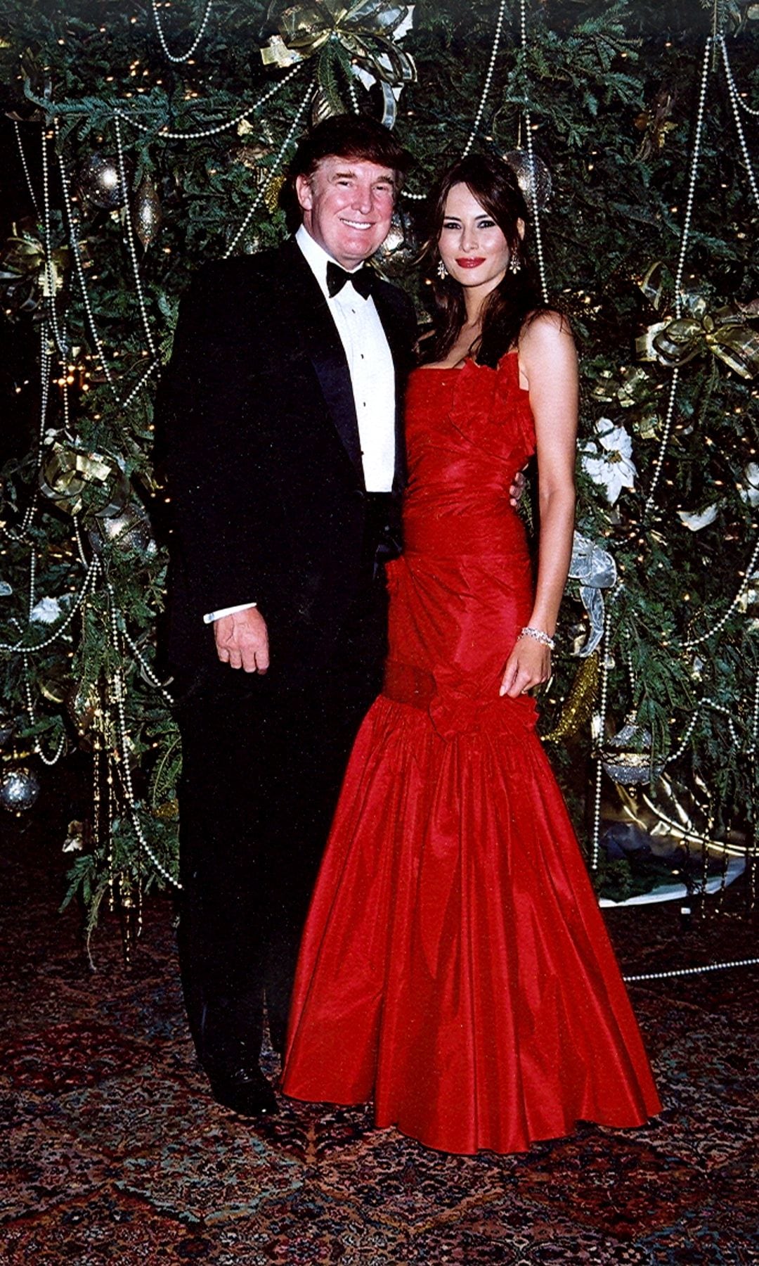 Donald y Melania en 2002