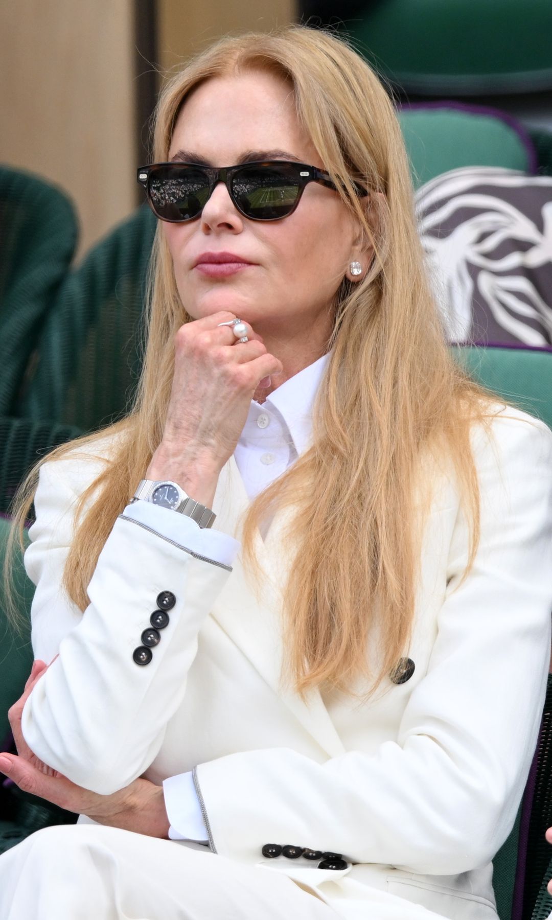 Nicole Kidman en la final masculina de Wimbledon 