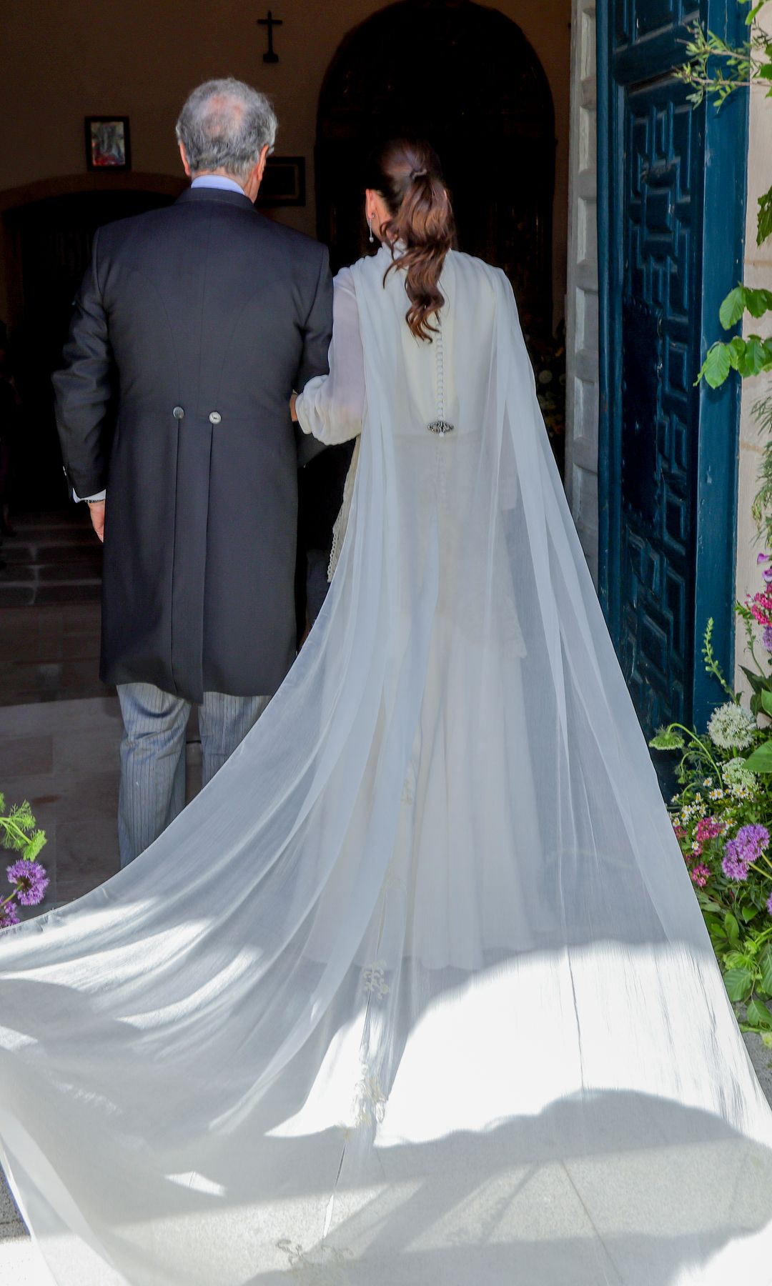 Maria Milans del Bosch en su boda
