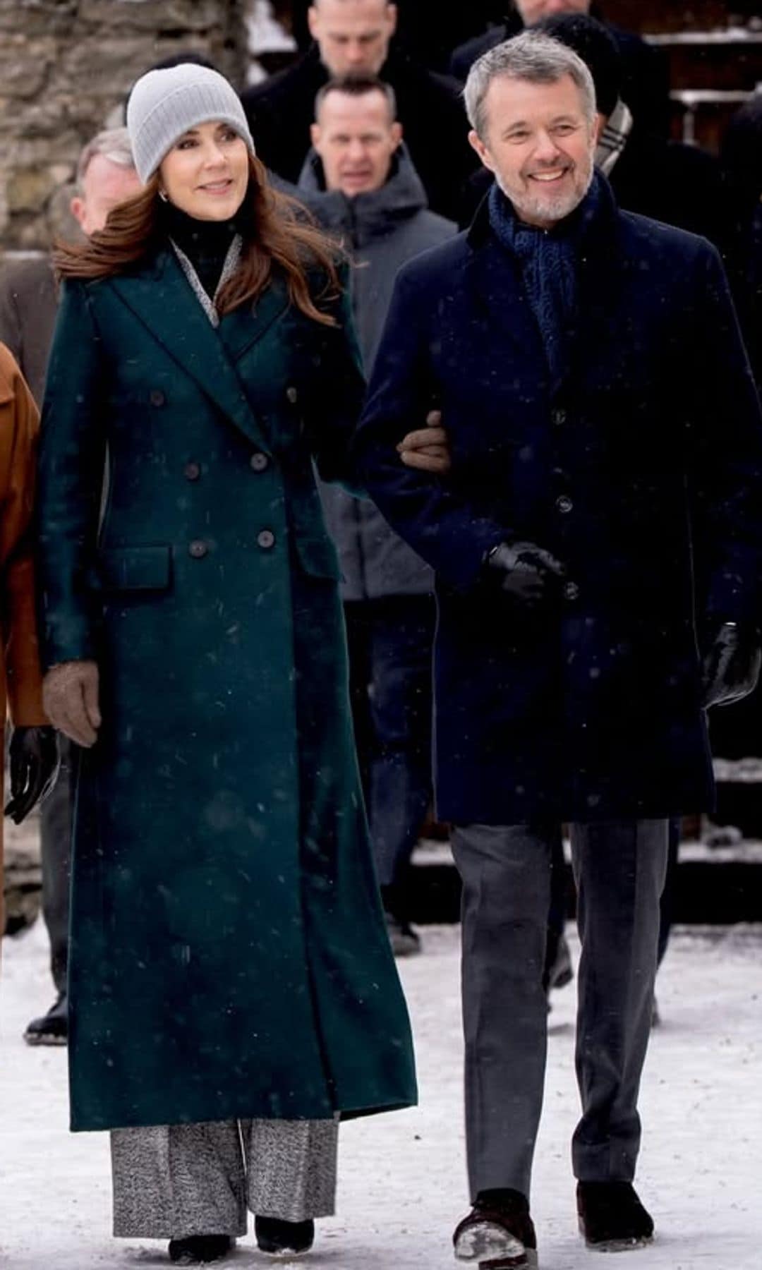 Mary y Federico de Dinamarca durante su visita a los países bálticos