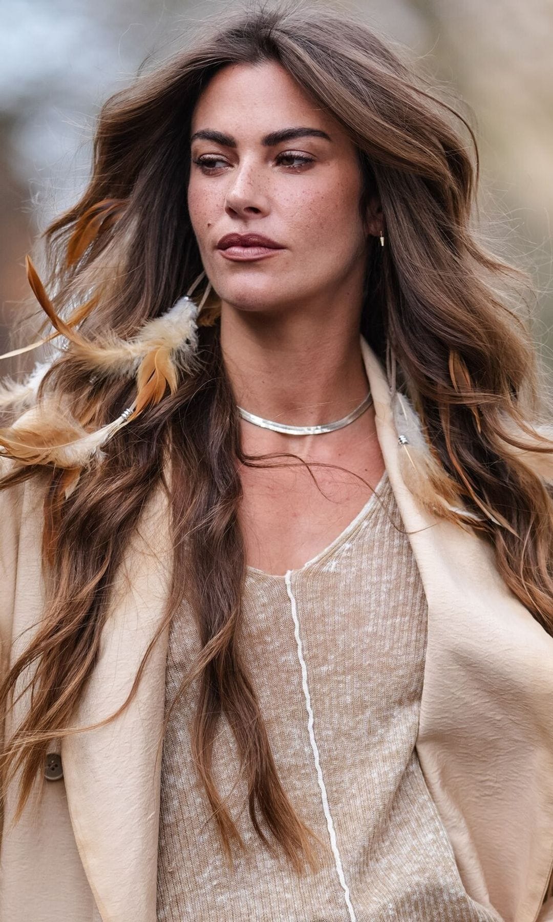 Mujer con cabello largo