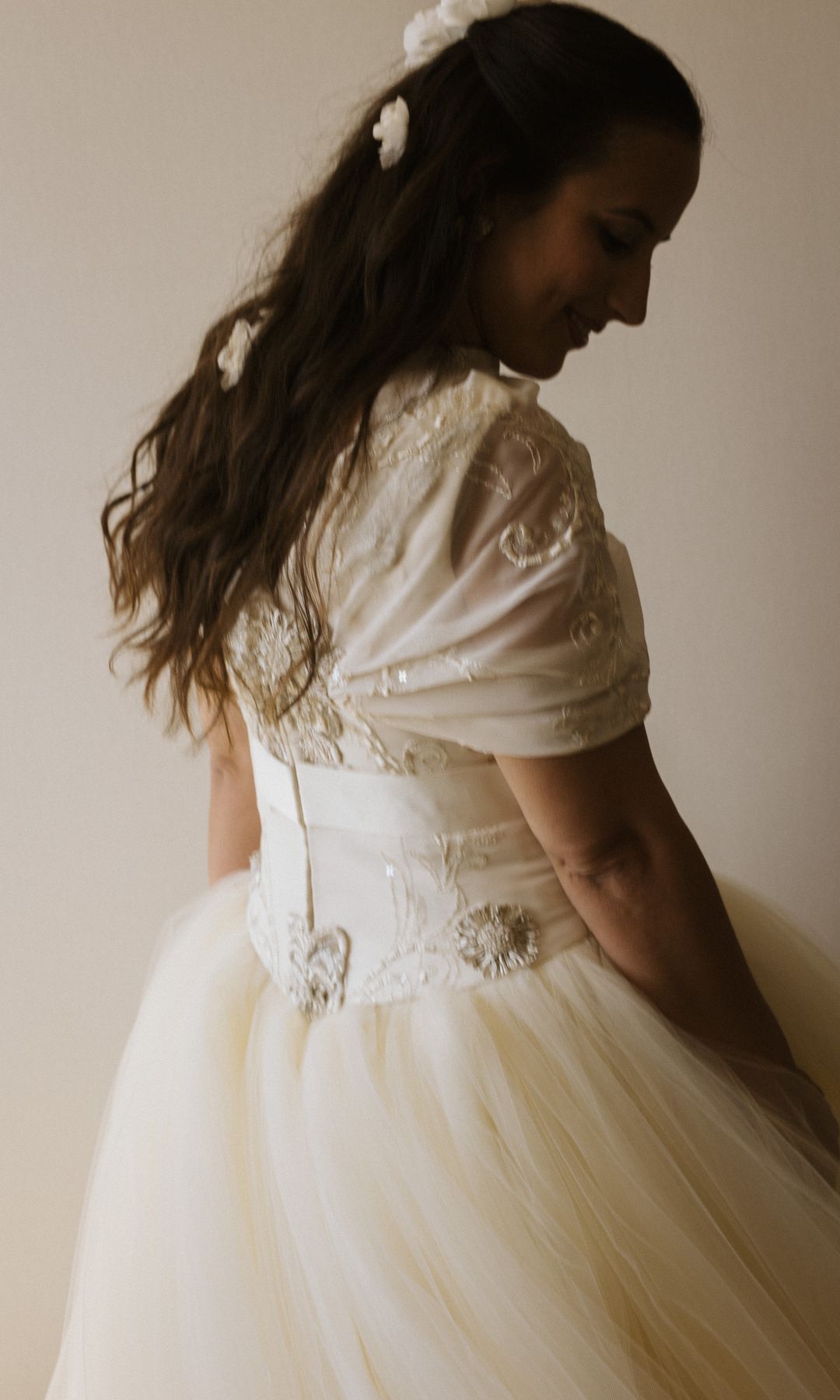 Peinado de novia de Paloma Reguillo