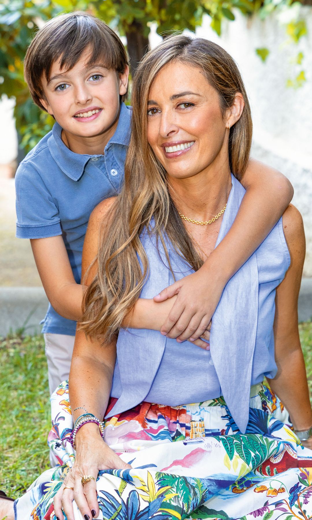 Un retrato entrañable de María Amores junto a su hijo Lucas