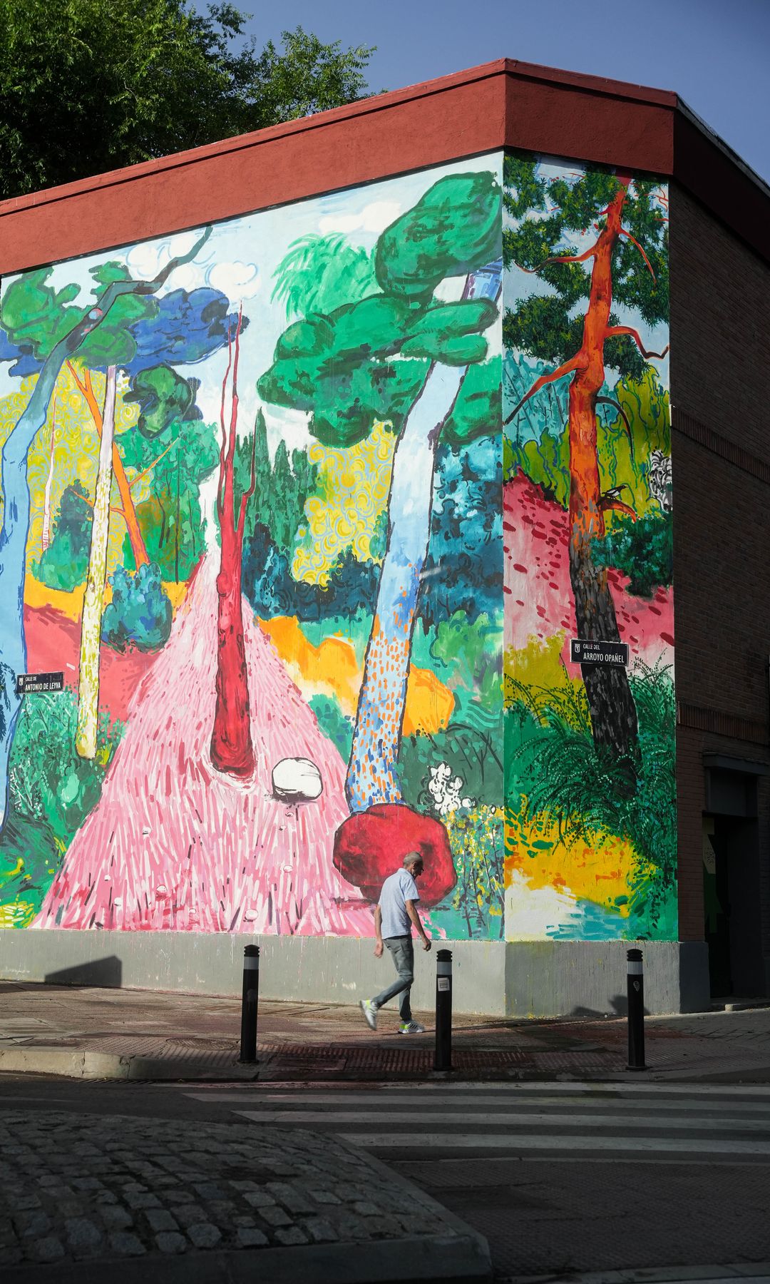 Intervención de Abraham Lacalle en Carabanchel, Madrid