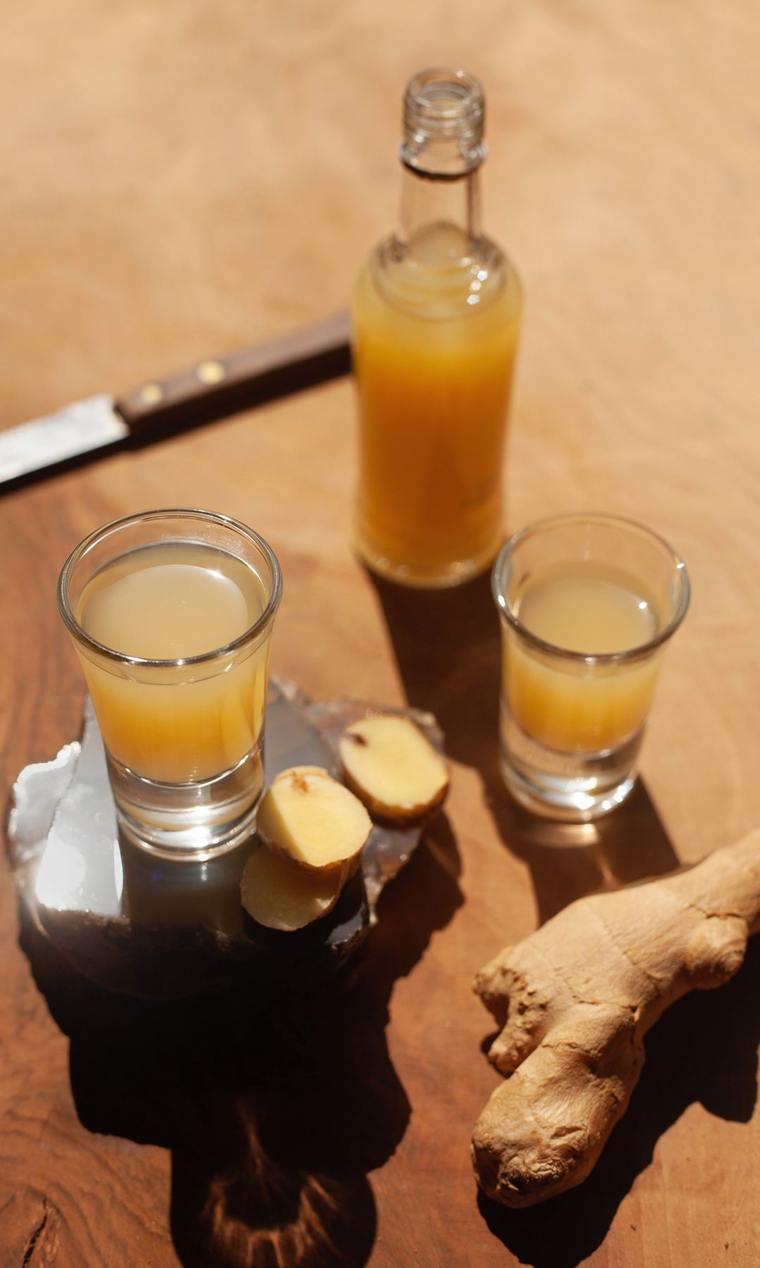 Shot de jengibre