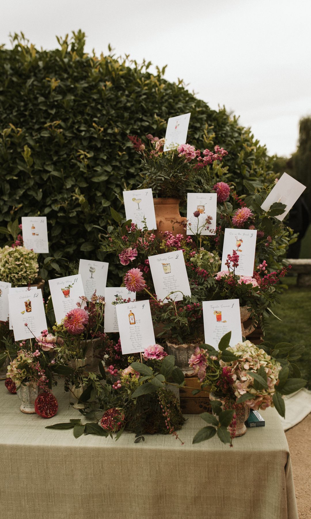 Seating plan de boda