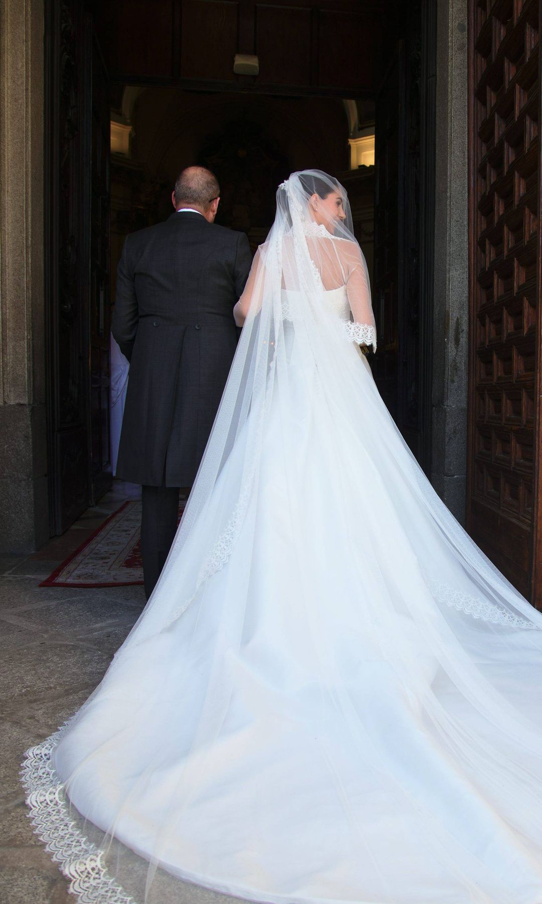 Carla Vico en su boda