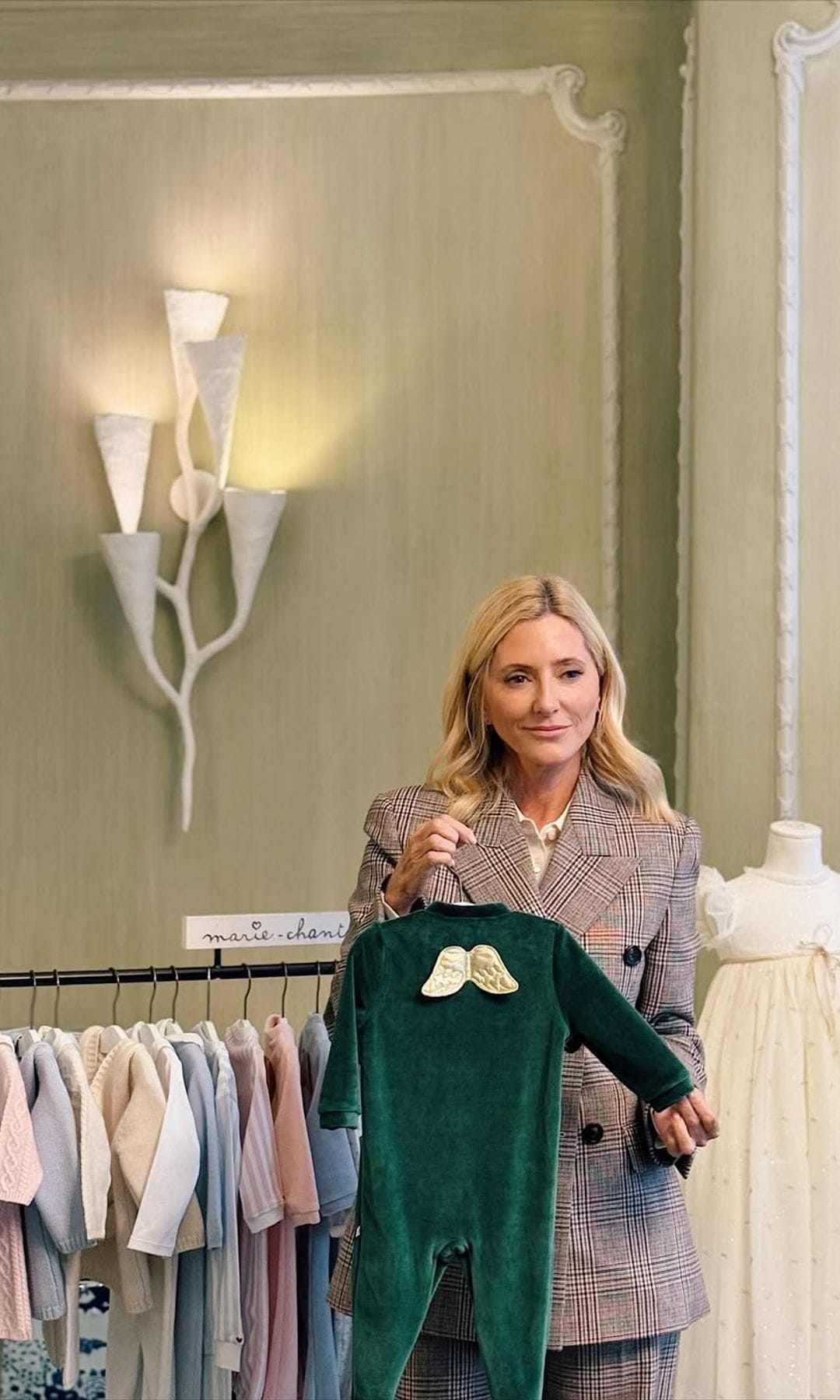 Marie-Chantal de Grecia celebrando el 25 aniversario de su firma en Londres.