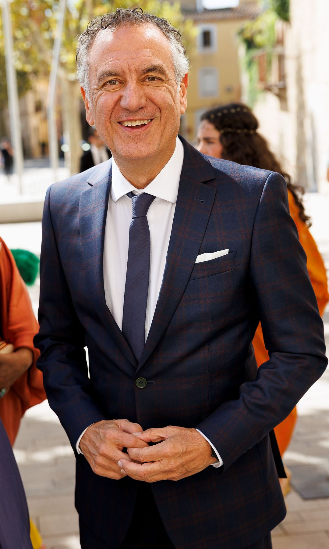 Roberto Brasero, en la boda del año