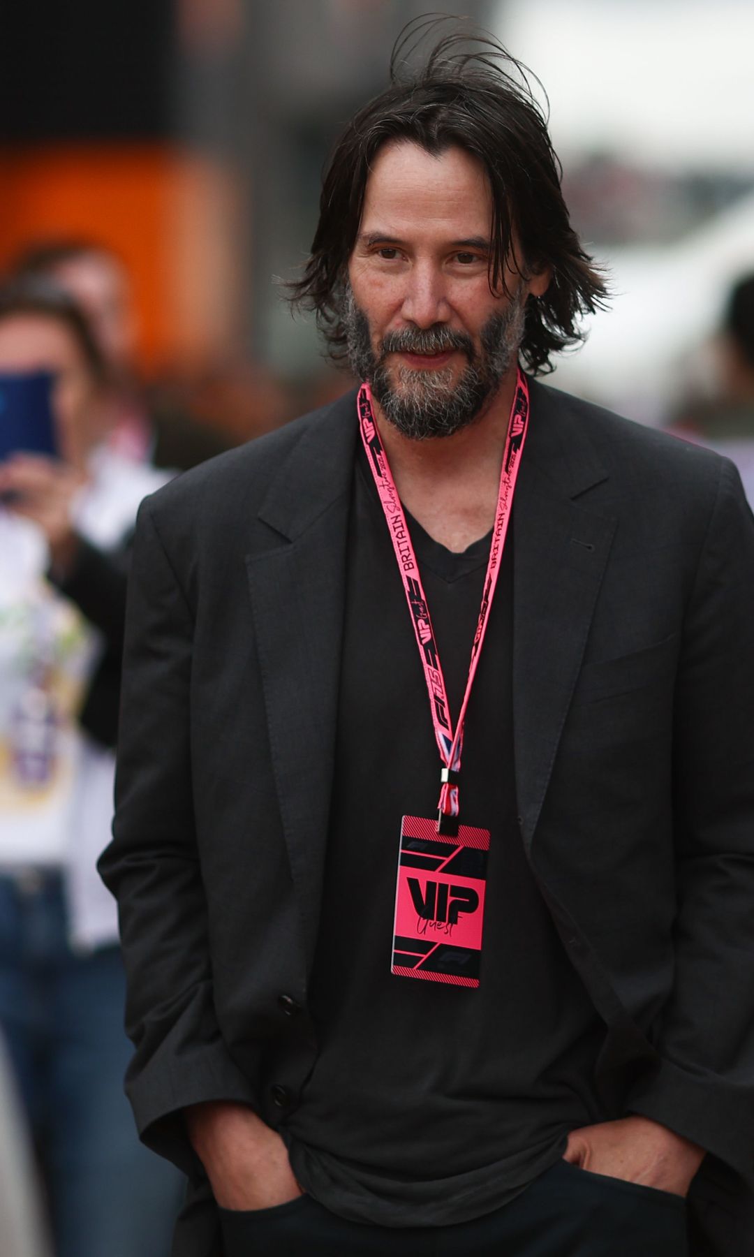 Keanu Reeves, este domingo en Silverstone