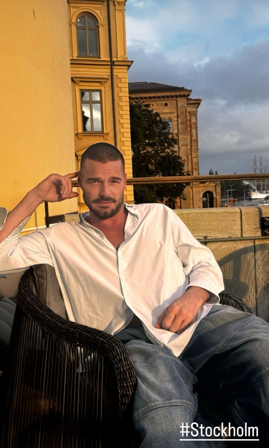 Ricky Martin viajó a Estocolmo para reencontrarse con sus hijos.
