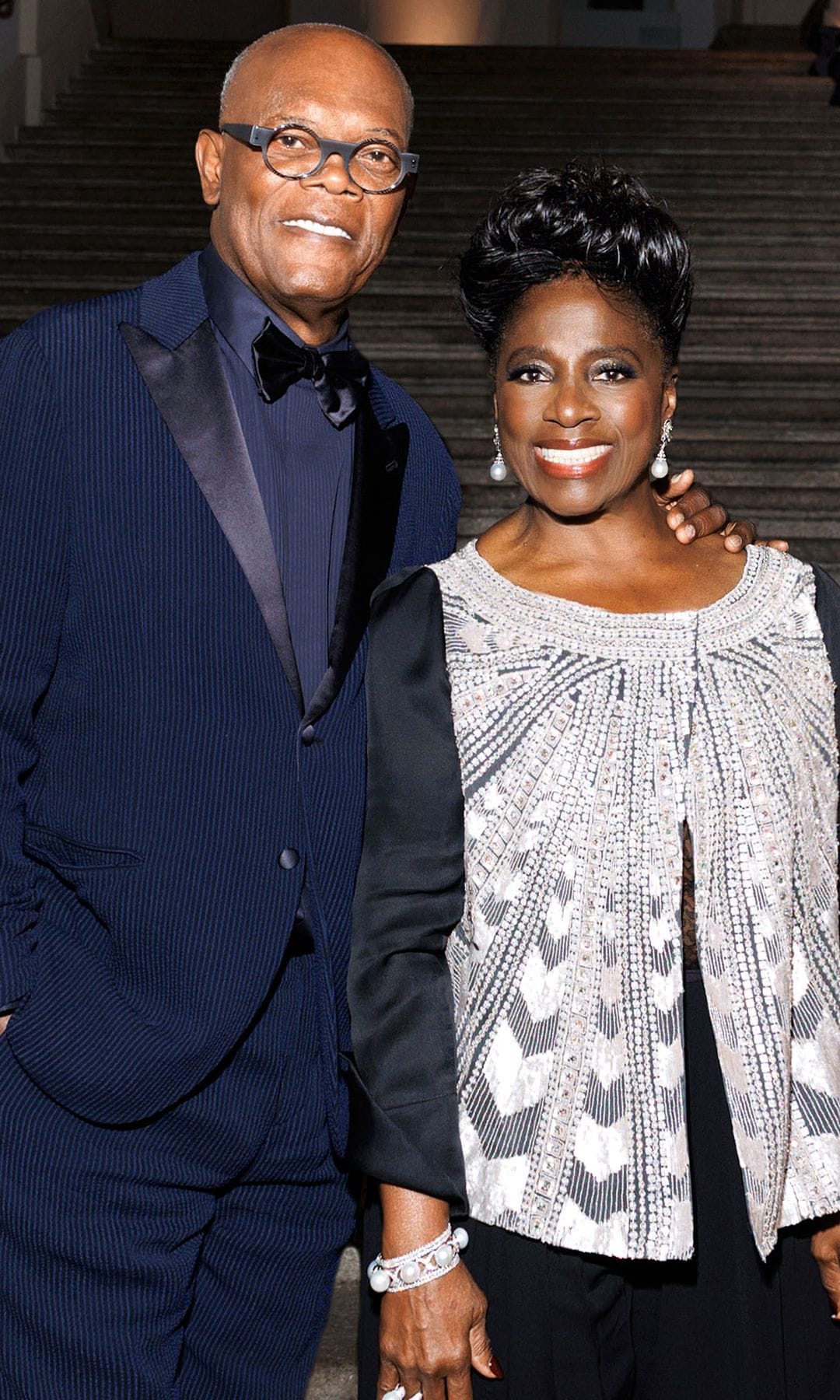 Samuel L. Jackson, con su mujer, LaTanya Richardson