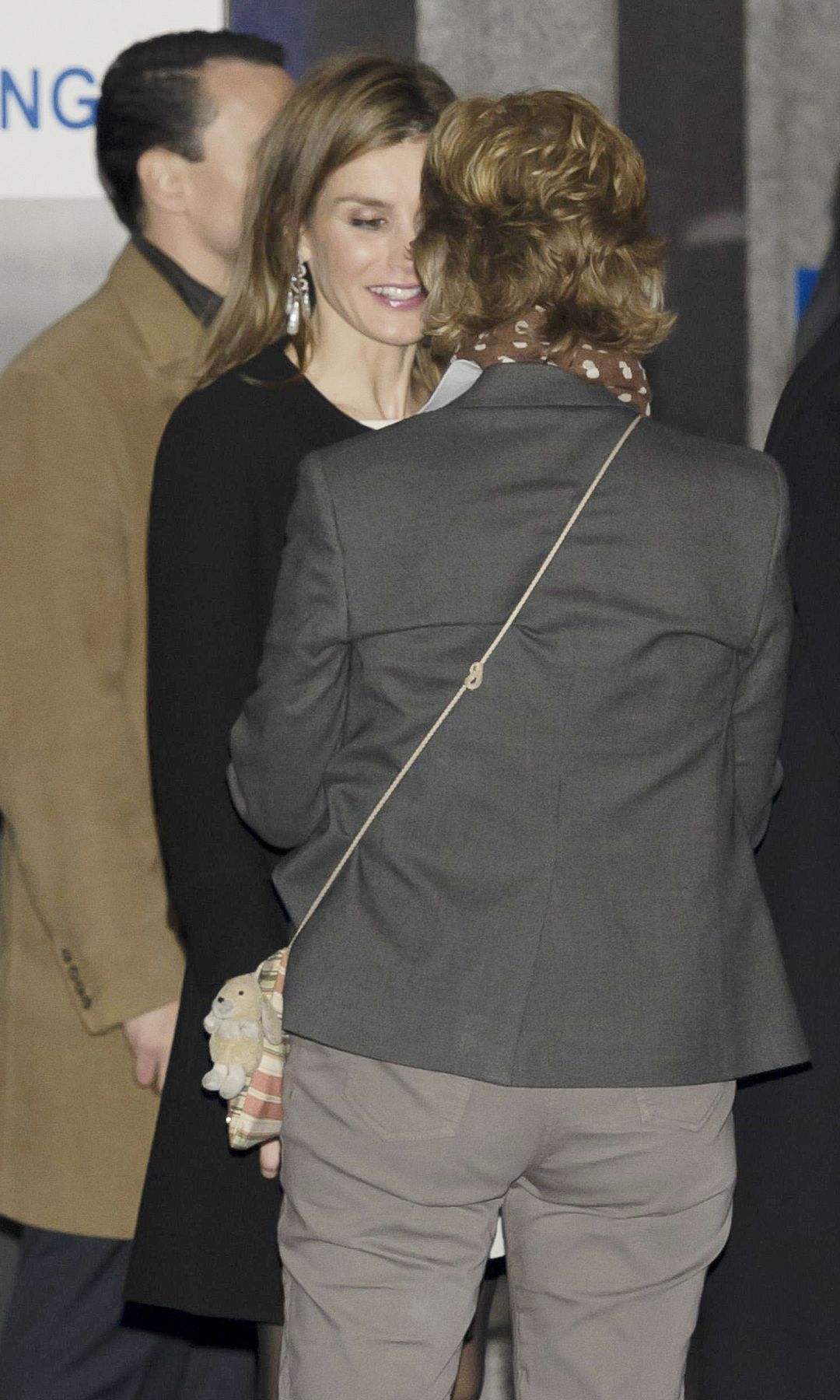 Mercedes Milá y la entonces princesa Letizia en una foto del 13 de febrero de 2014