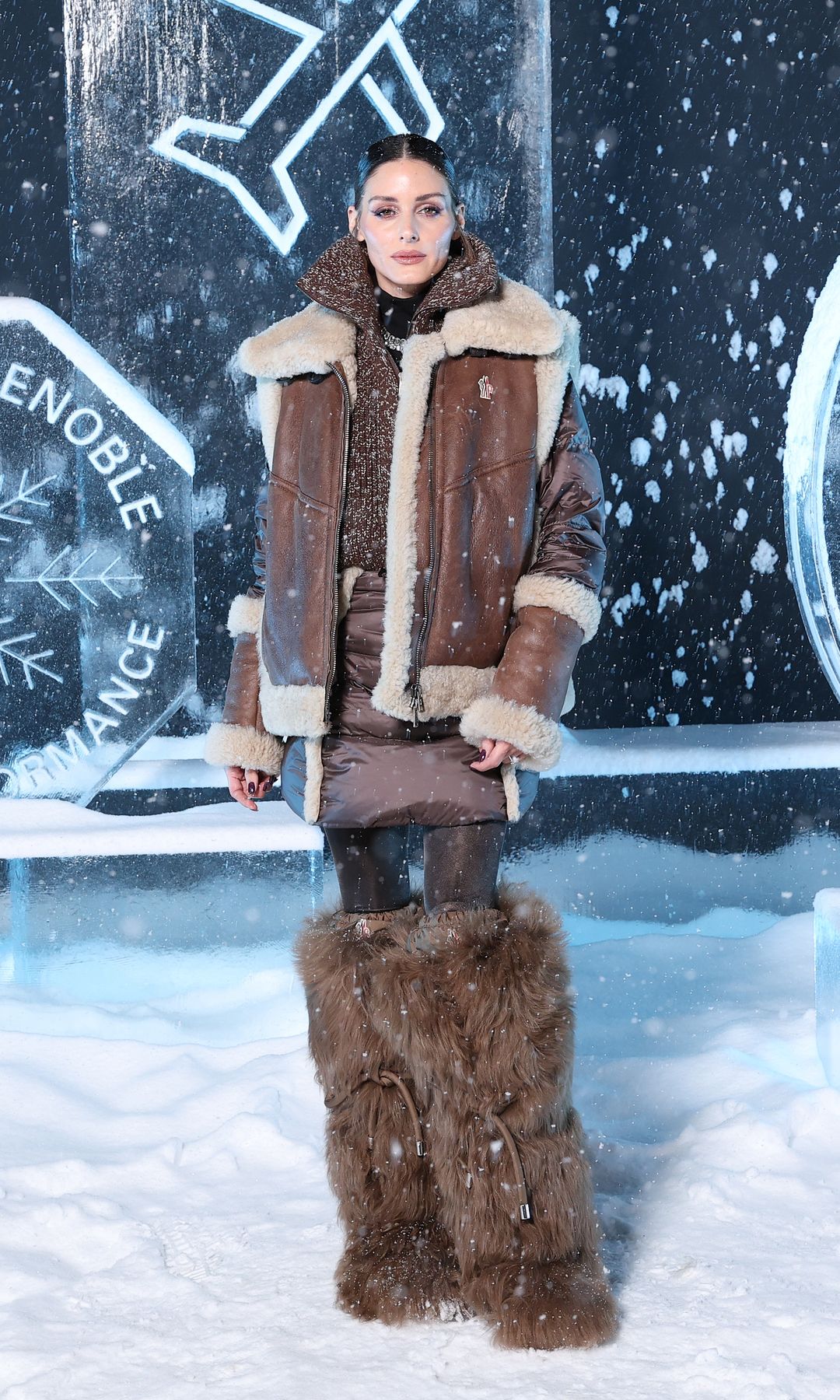 Olivia Palermo en el desfile de Moncler