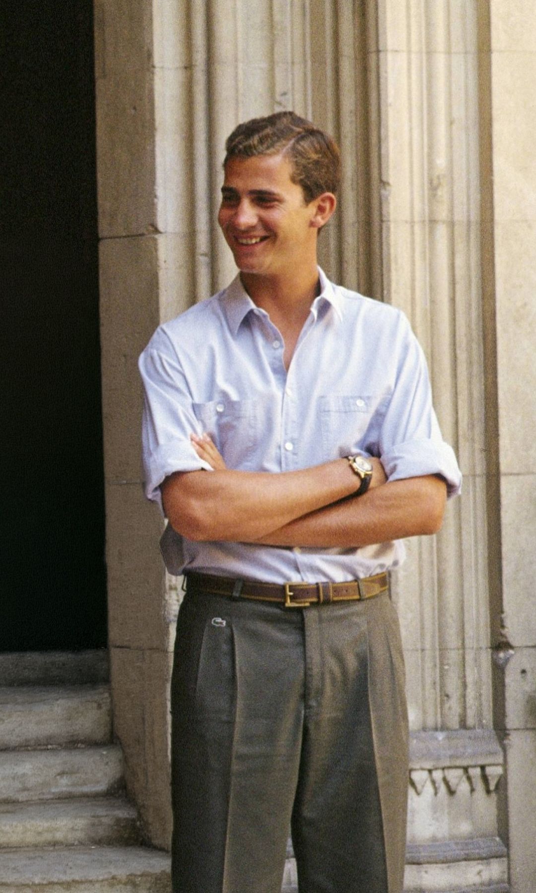 Los looks de verano de Felipe VI en su juventud que explican por qué es el rey mejor vestido de Europa