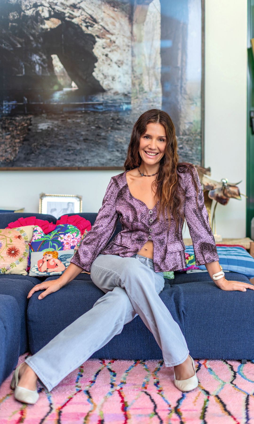La diseñadora  Margherita Maccapani Missoni  nos abre las puertas de su "refugio" en Varese, la ciudad jardín italiana