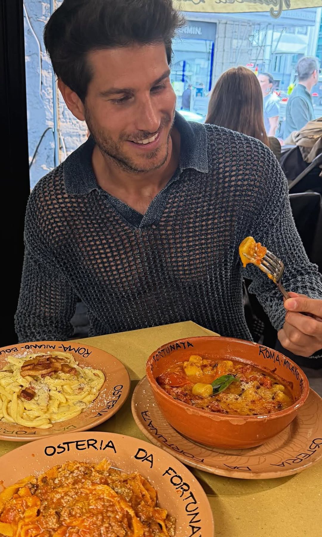 Cesc Escolà en la Osteria da Fortunata, Milán