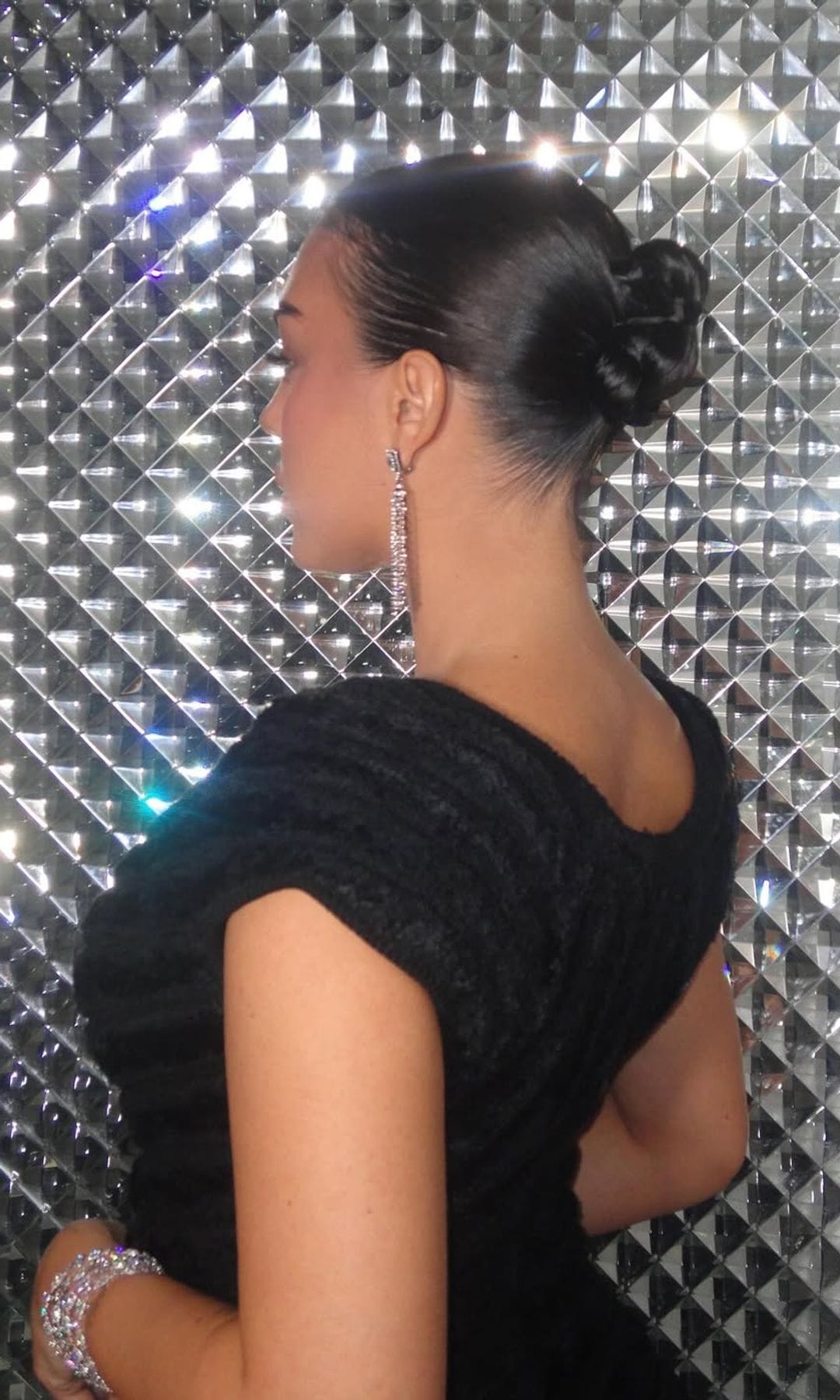 Georgina con moño de trenza