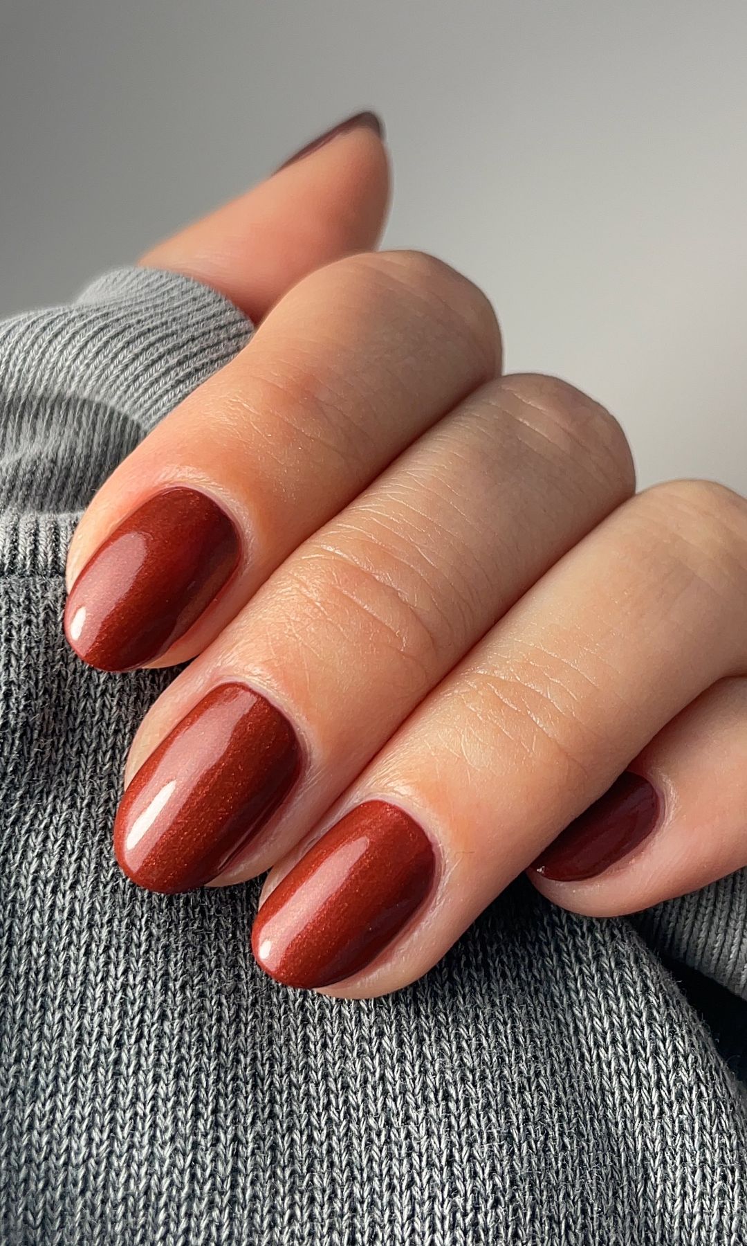 Manicura anaranjada