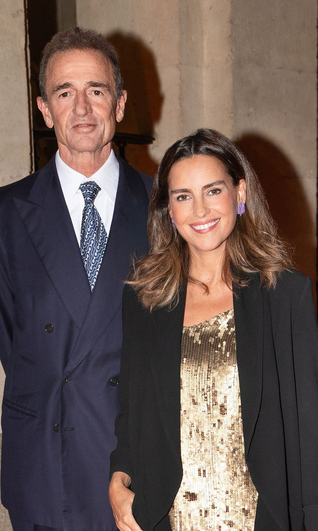 Lequio junto a su mujer