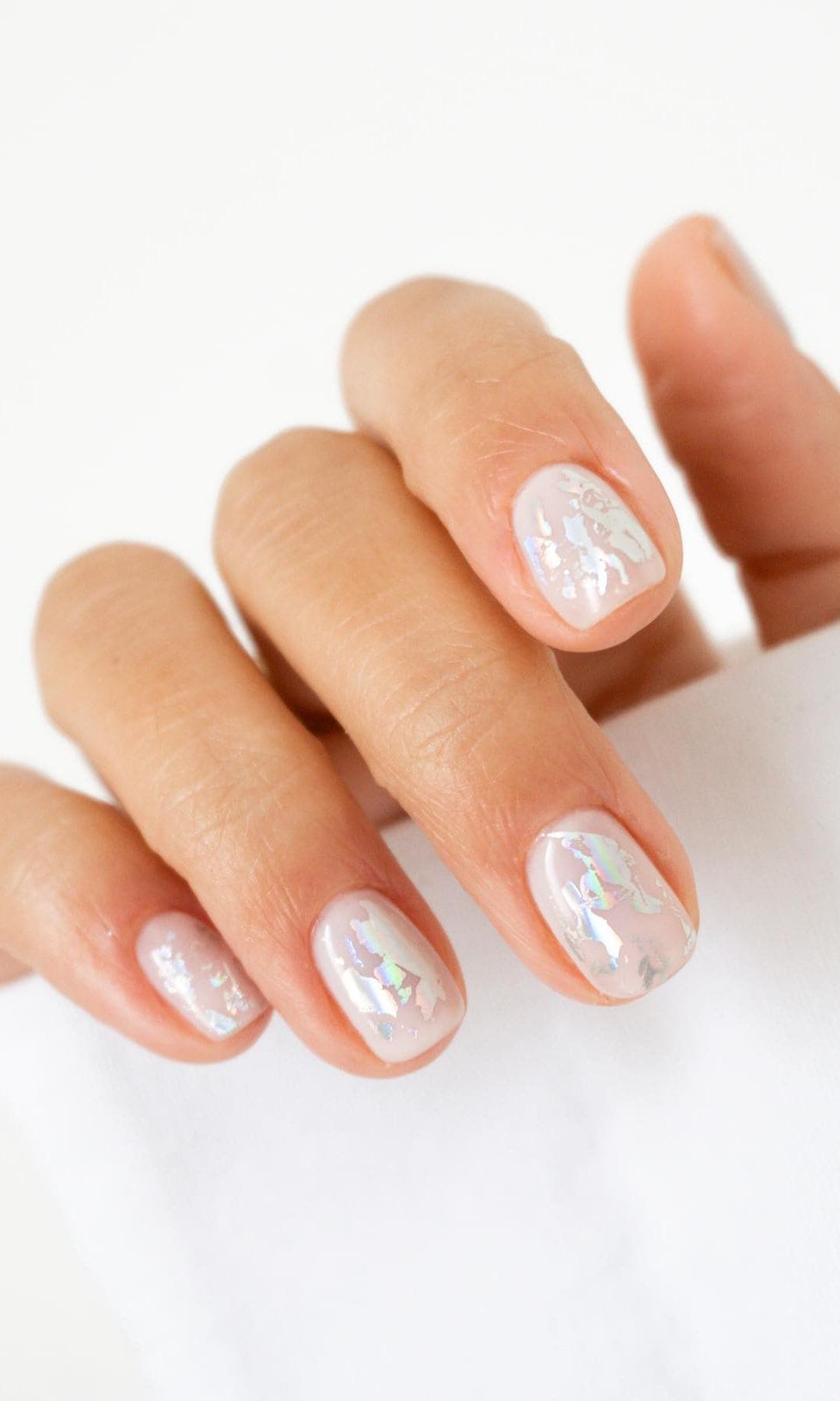 Manicura fragmento metalizado