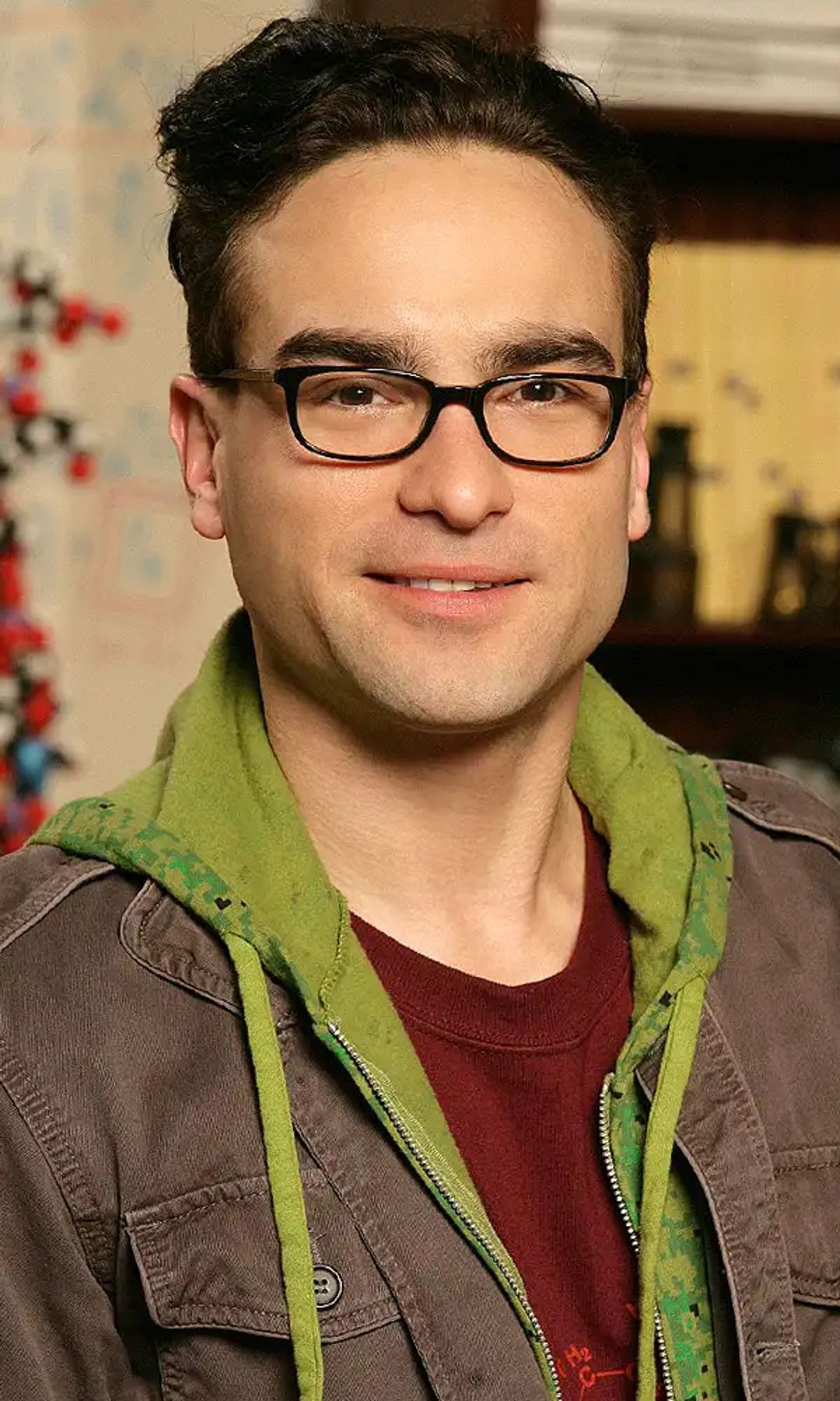 Johnny Galecki como Leonard en 'The Big Bang Theory'