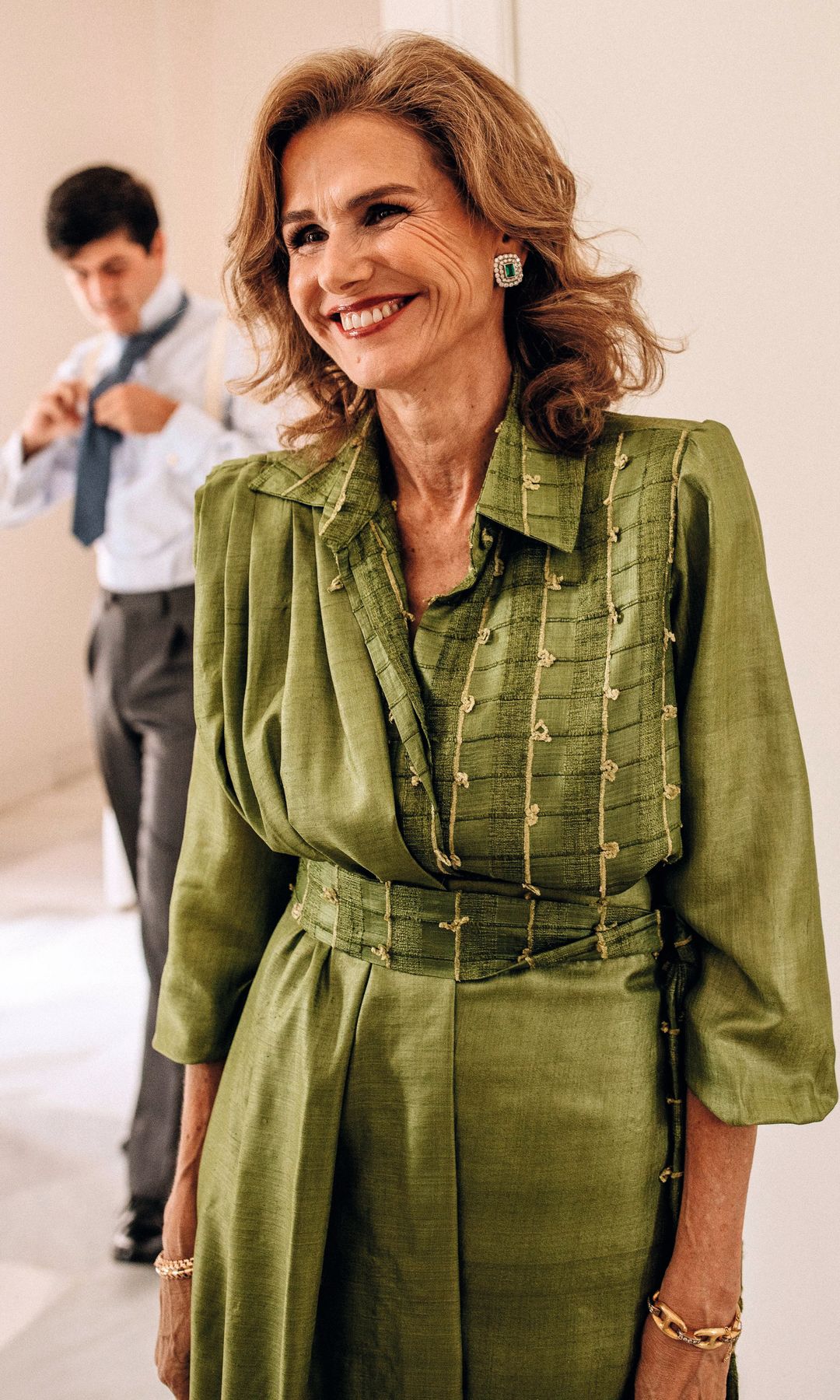 La madrina de verde, como madre de la novi