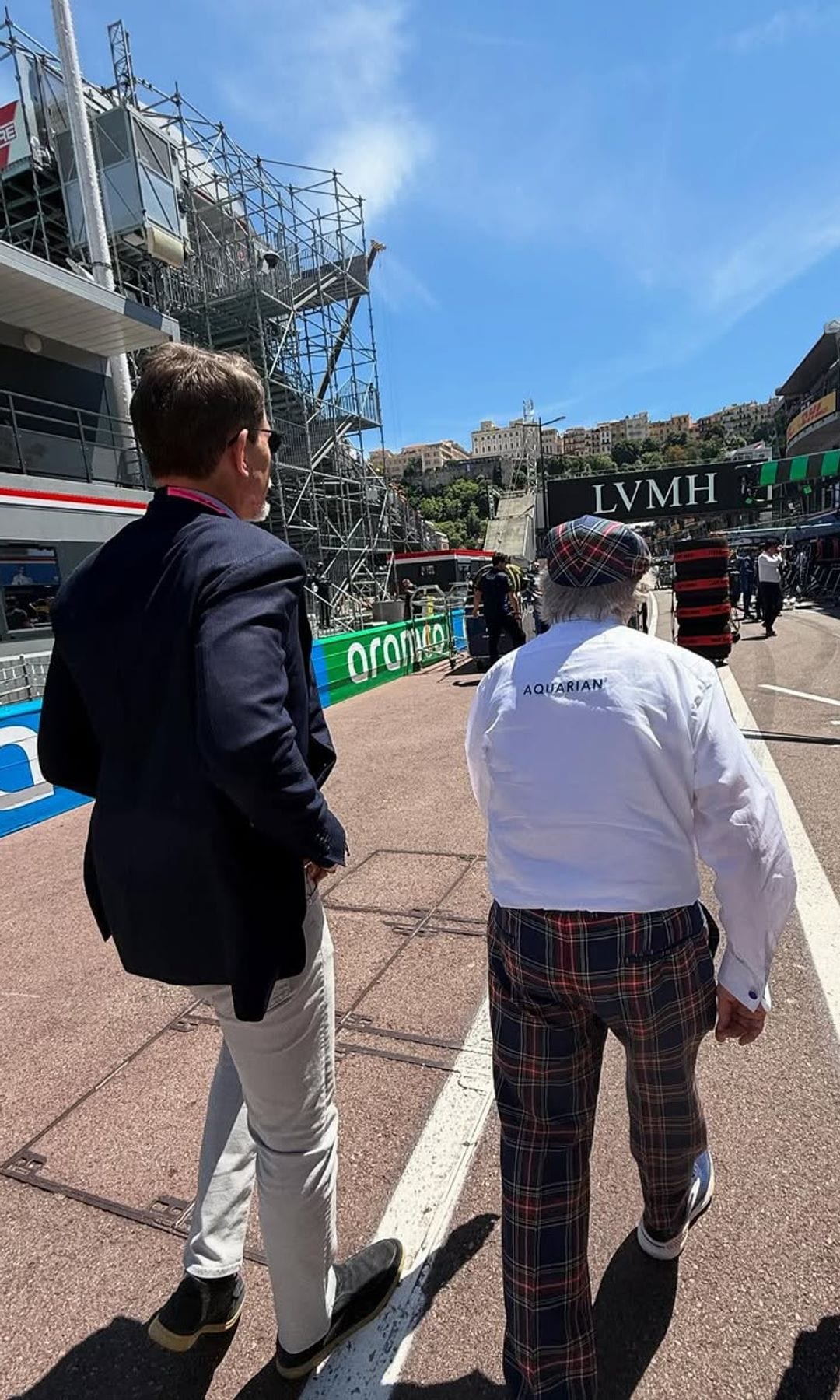 La Familia Real griega en el Gran Premio de Mónaco de Fórmula 1