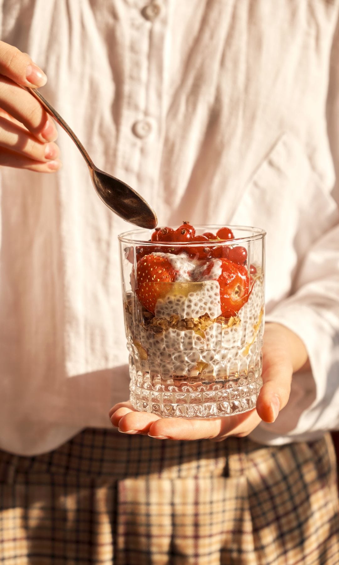 Bol de pudding de chía