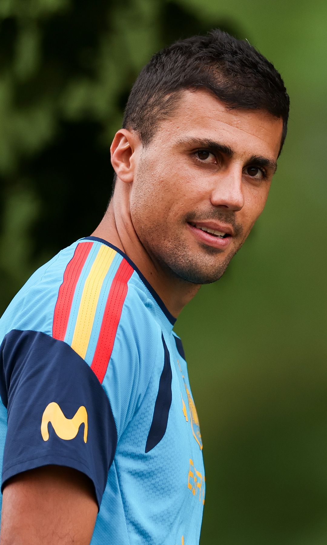 Rodri, jugador de la selección española, llega al campo antes del entrenamiento en la Baylor School de Chattanooga, Tennessee, el 22 de junio de 2026