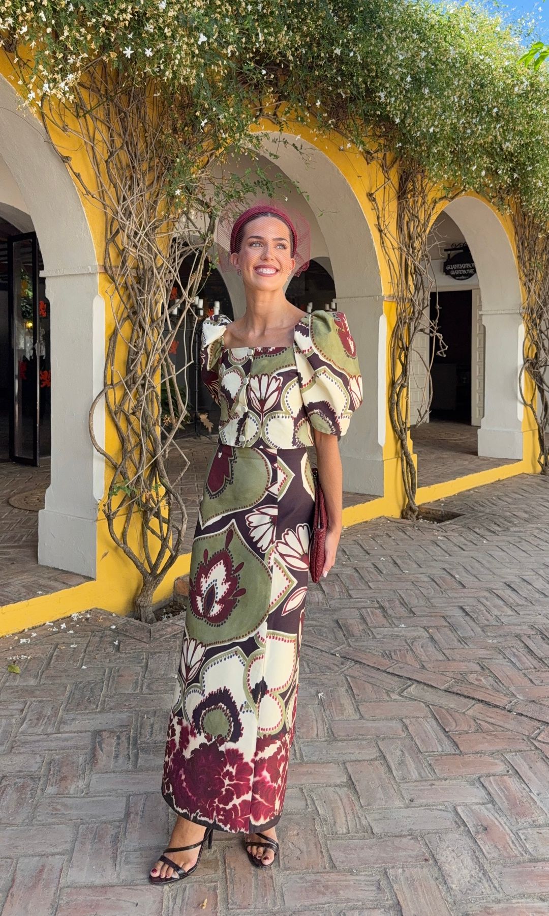 La ‘influencer’ y futura novia Rocío Millán con estampado floral