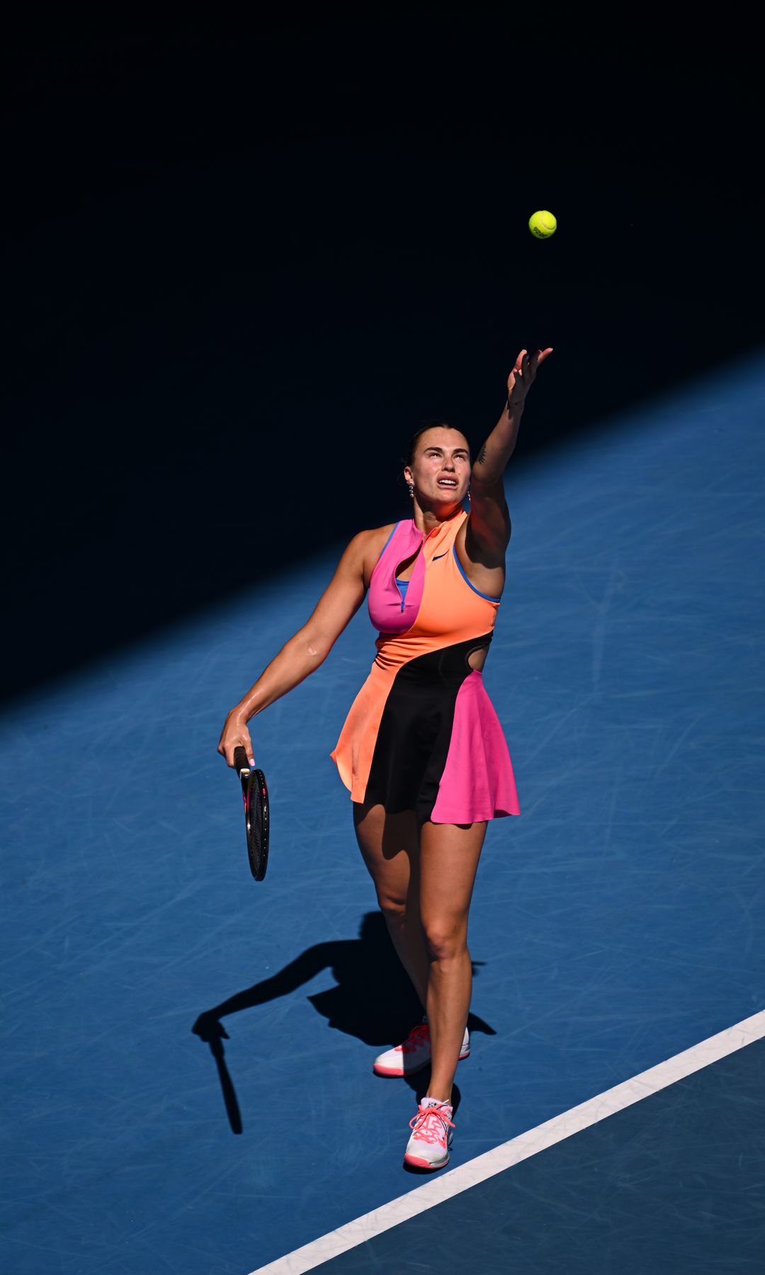 Sabalenka venció a  Iva Jovic en los cuartos de final. 