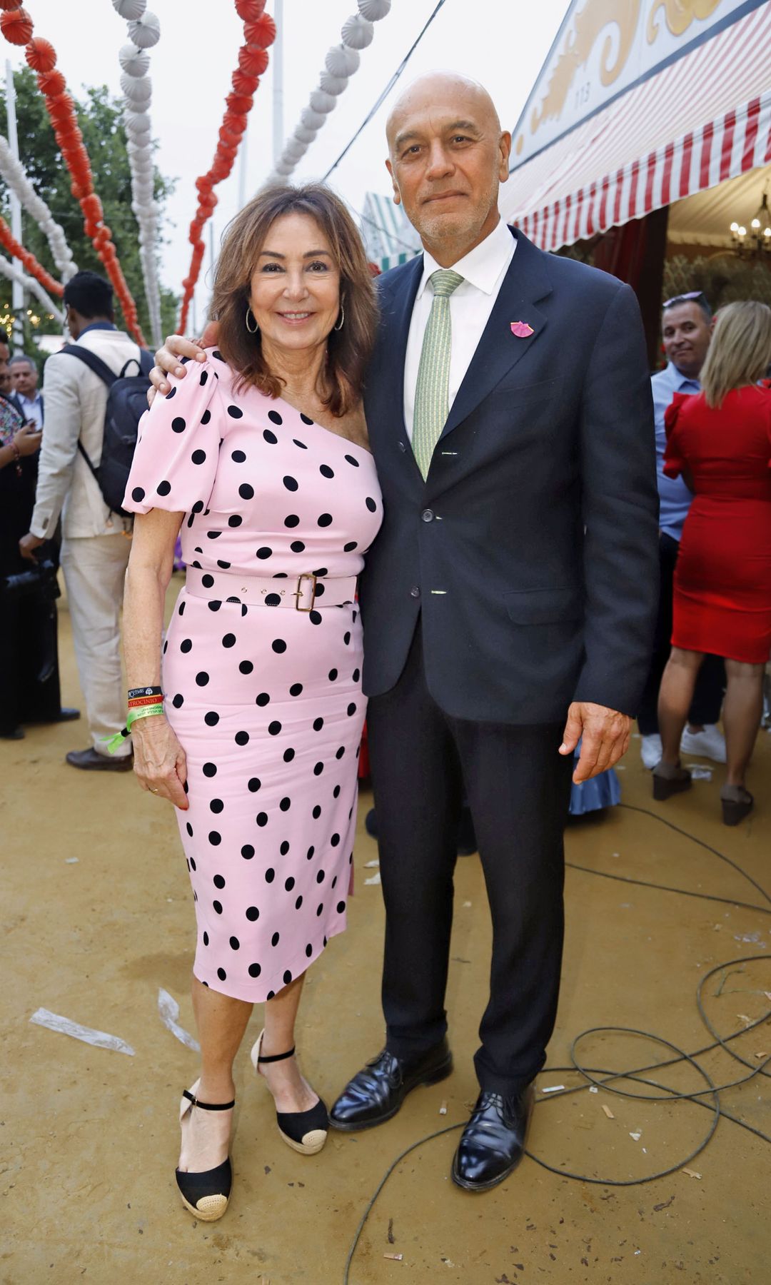 Ana Rosa Quintana en la Feria de Abril.