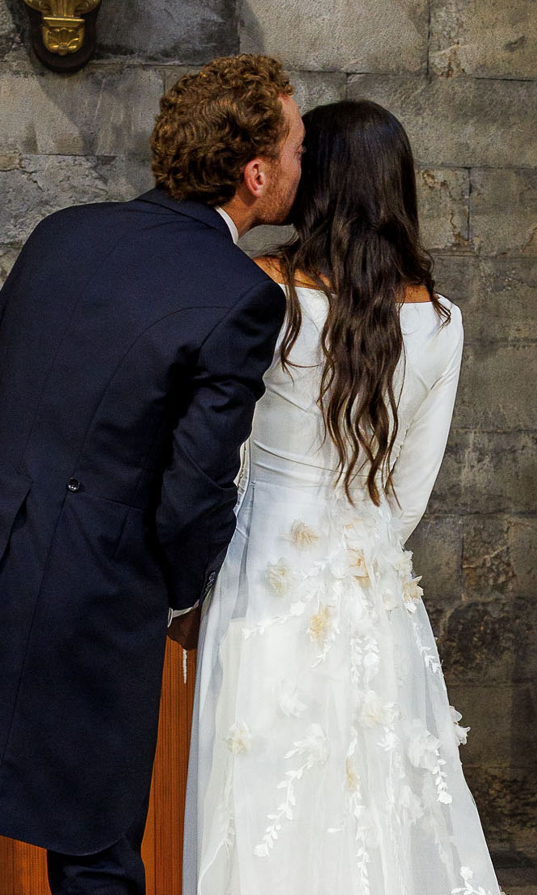 Guillermo Creuheras y Natalia Pujol el día de su boda