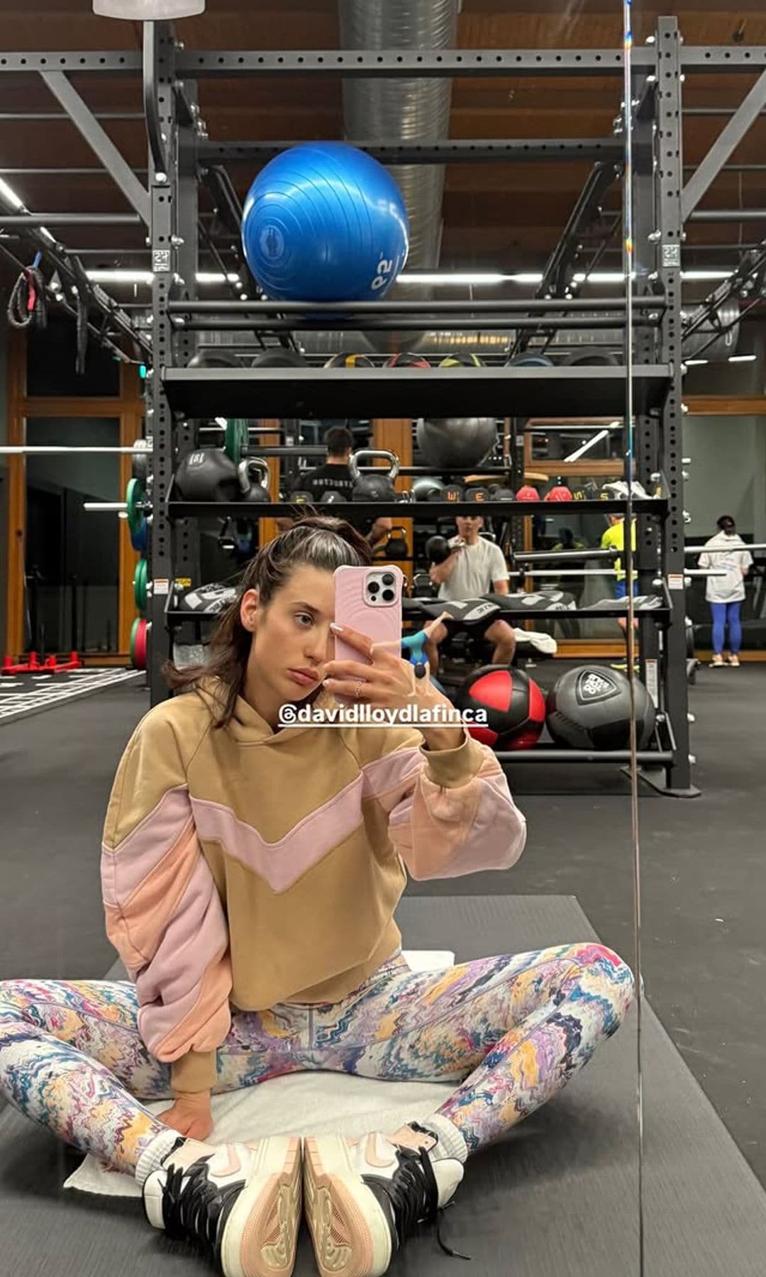 María Pedraza entrenamiento