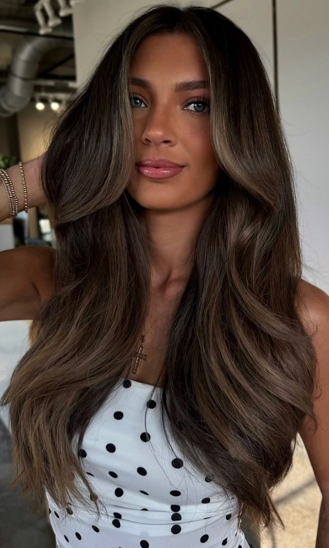 Corte de pelo acampanado largo