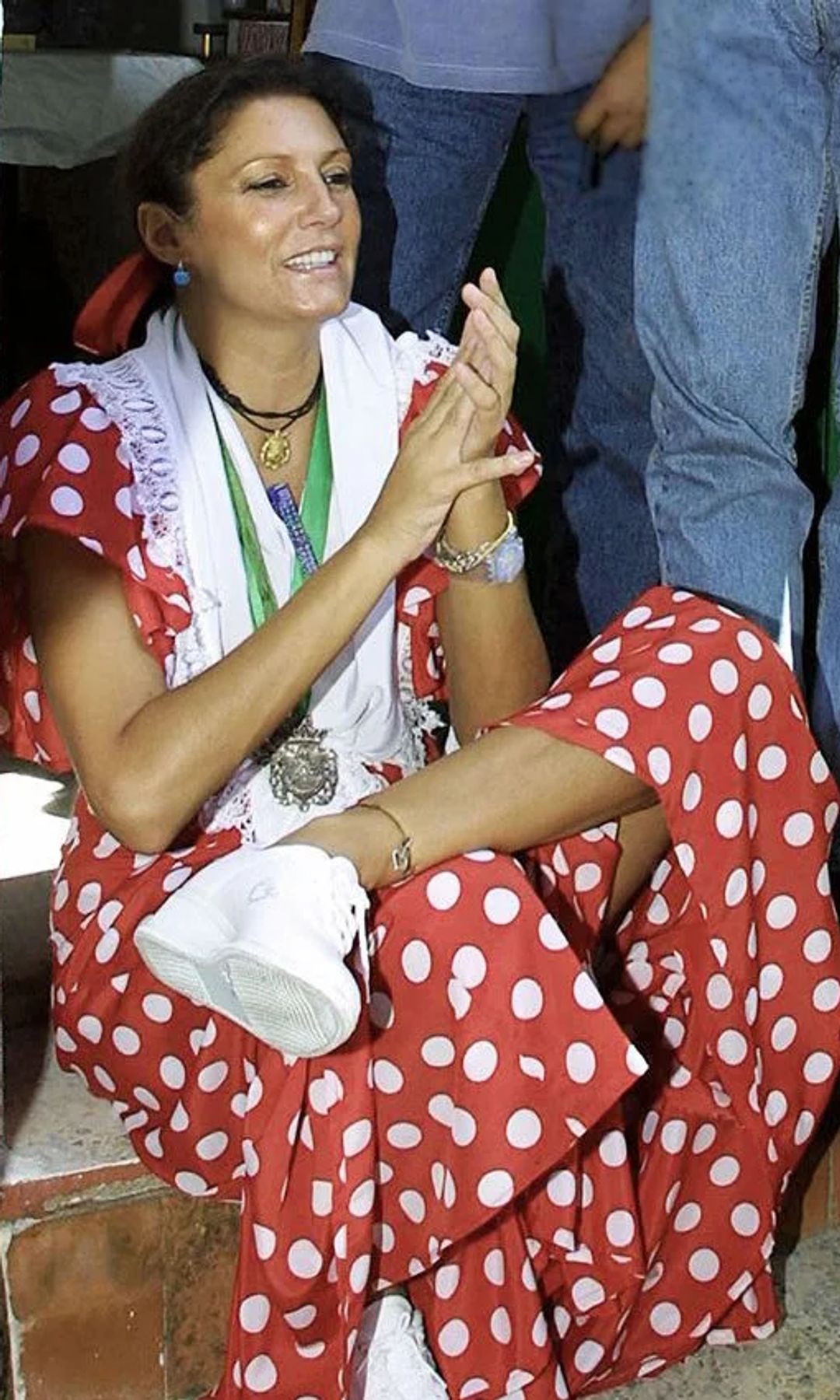 Carmina Ordóñez en El Rocío de 2001