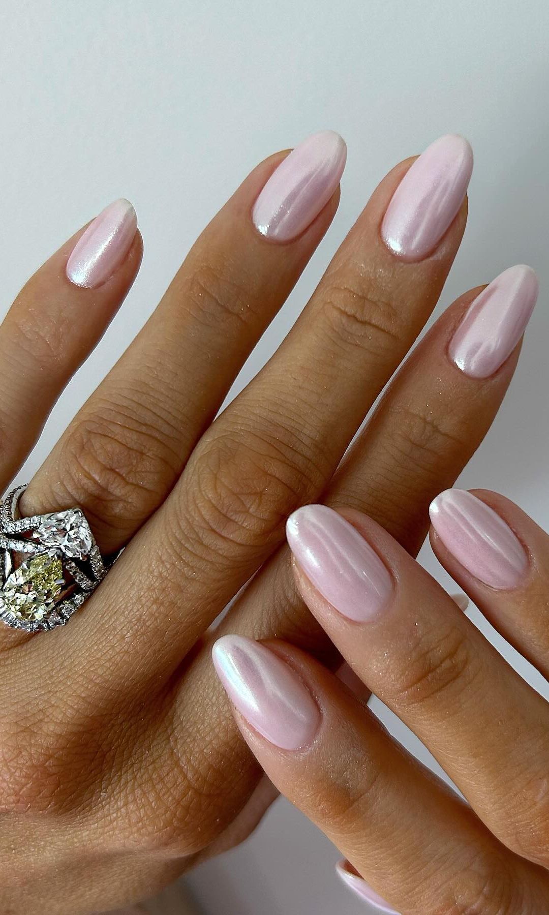 Manicura rosa