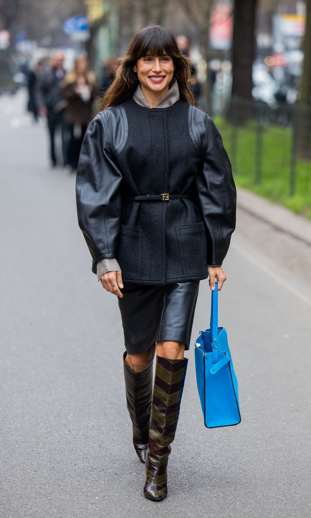 Belén Hostalet en Milan Fashion Week
