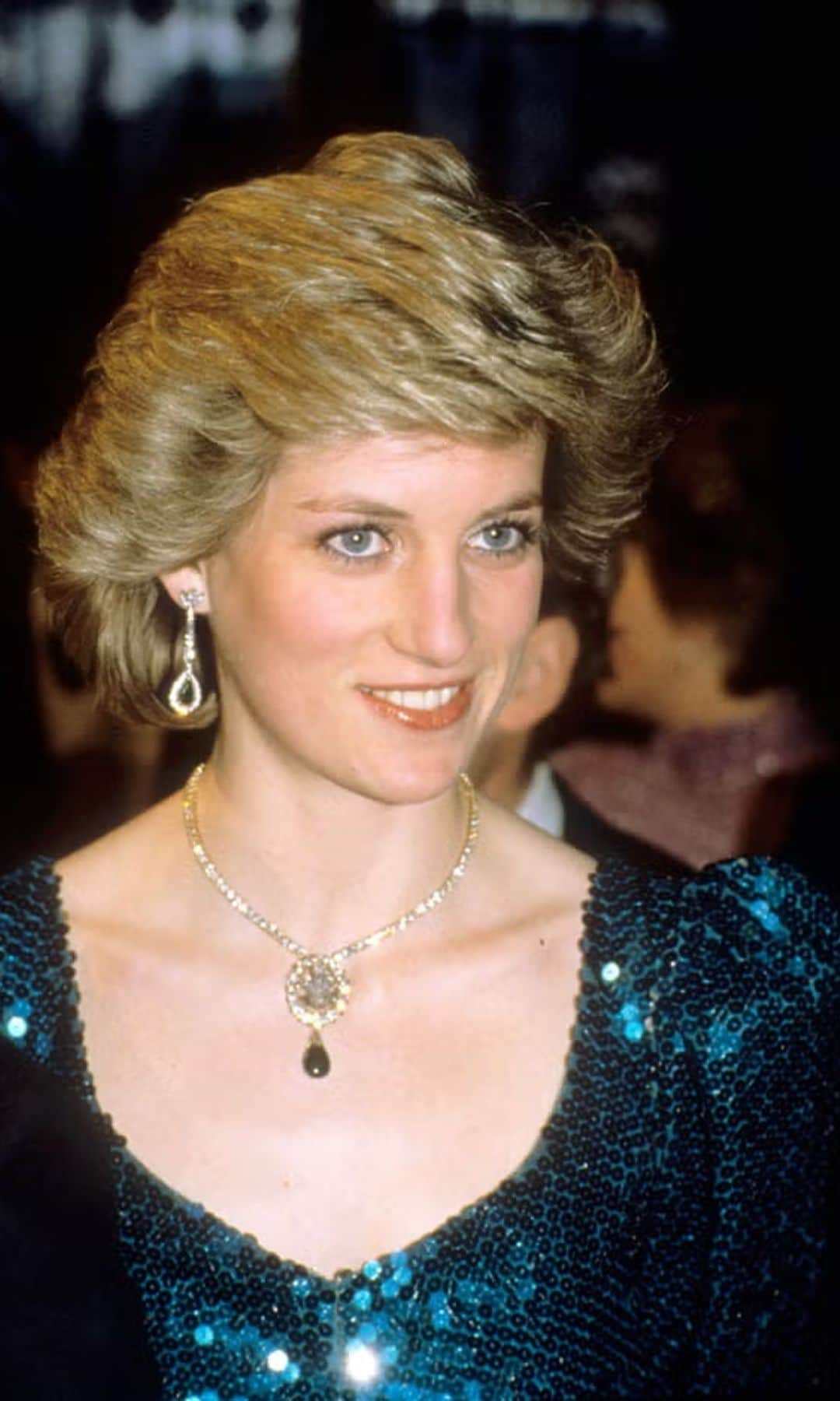 Diana de Gales en una función de teatro en Austria, 1986.