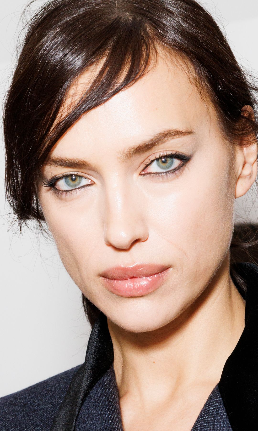 MILAN, ITALY - FEBRUARY 23: Irina Shayk poses backstage ahead of the Sportmax fashion show during the Milan Fashion Week Womenswear Fall/Winter 2024-2025 on February 23, 2024 in Milan, Italy