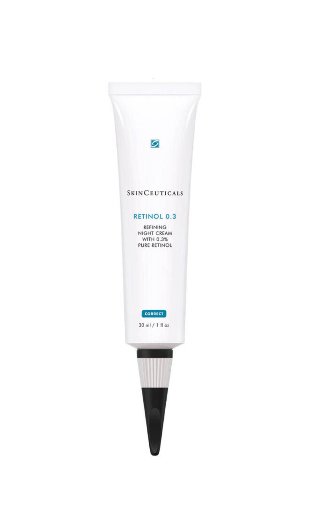 Retinol 0.3 Crema de Noche (116€), SkinCeuticals