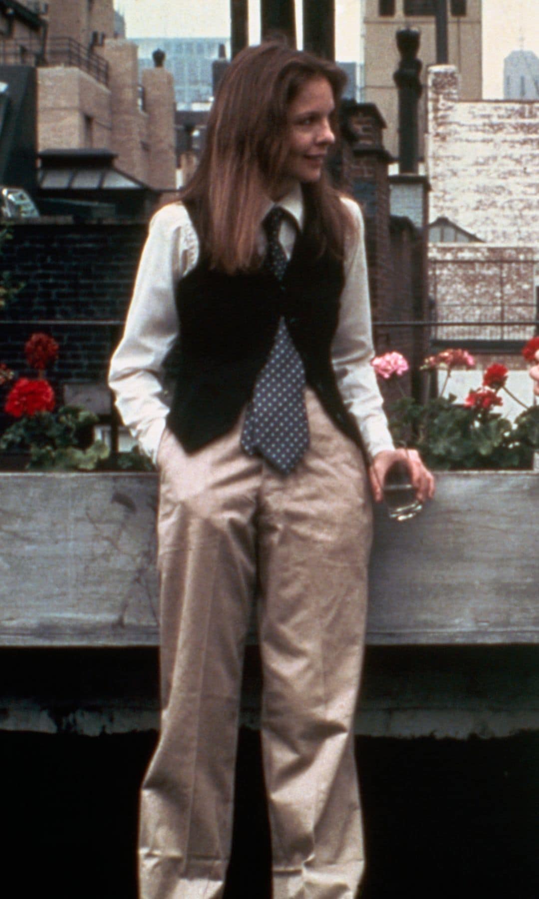 Diane Keaton en 'Annie Hall' junto a Woody Allen