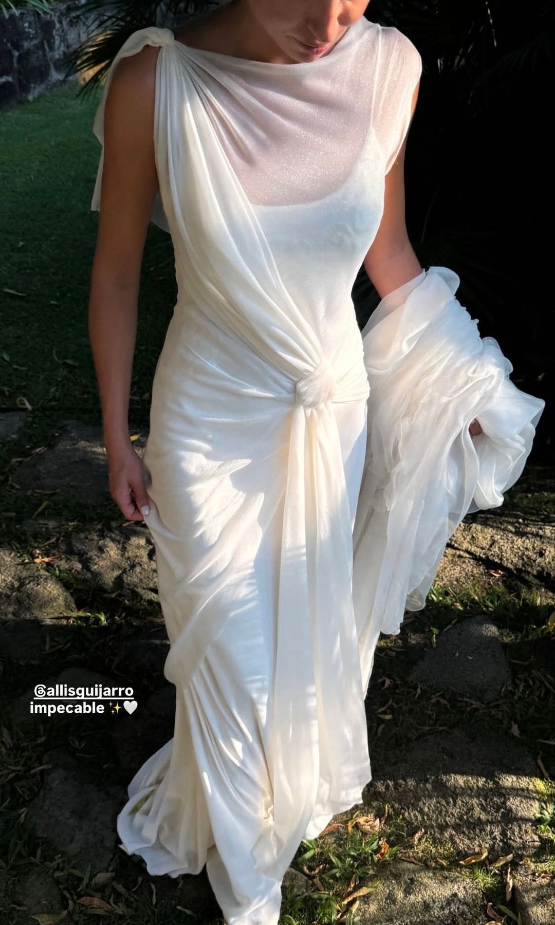 Vestido de boda de Alicia Guijarro