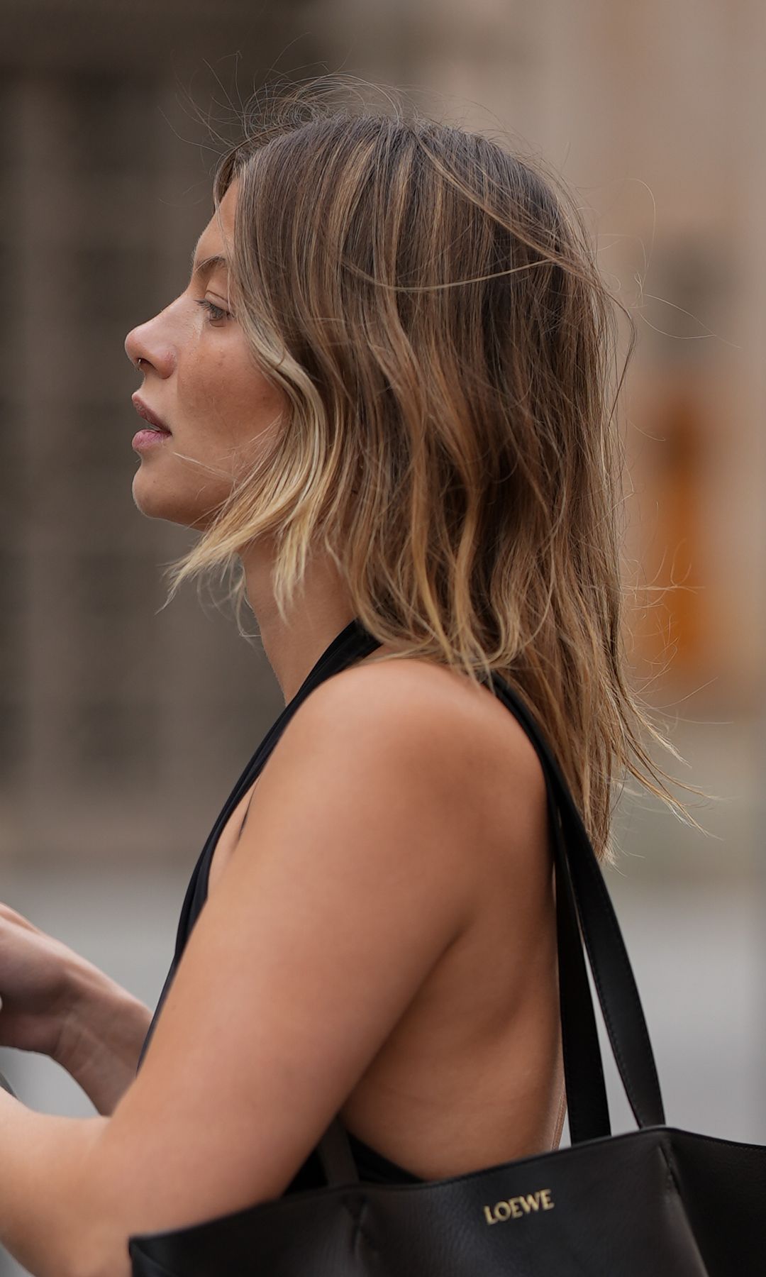 Corte para media melena en forma de pico