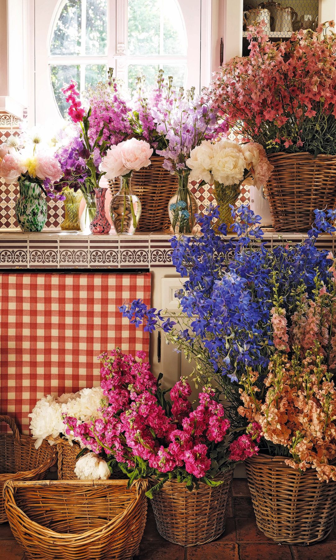 Su colección de flores frescas
