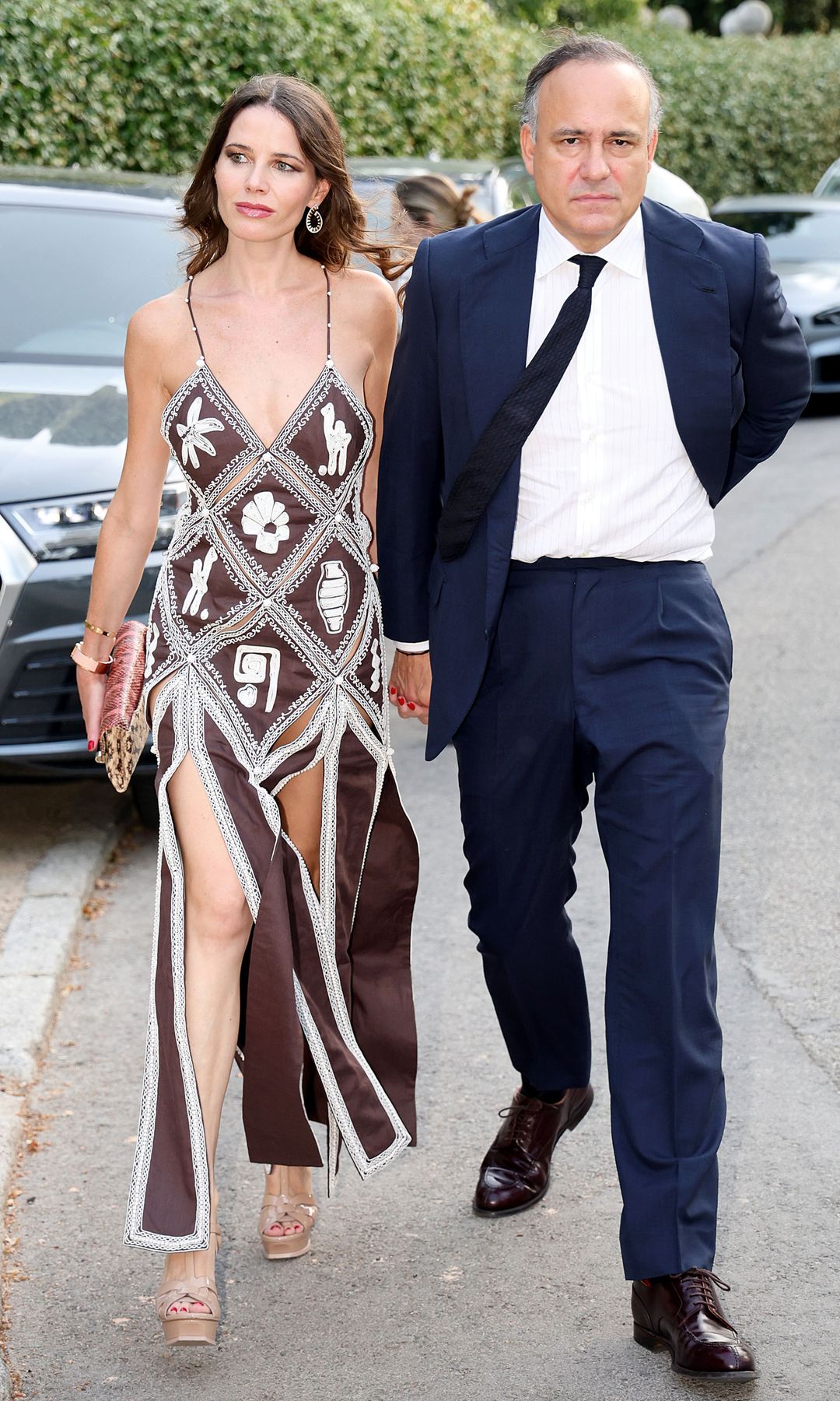 Invitados llegando a la boda de Carlota Cortina y Eugenio Gallego